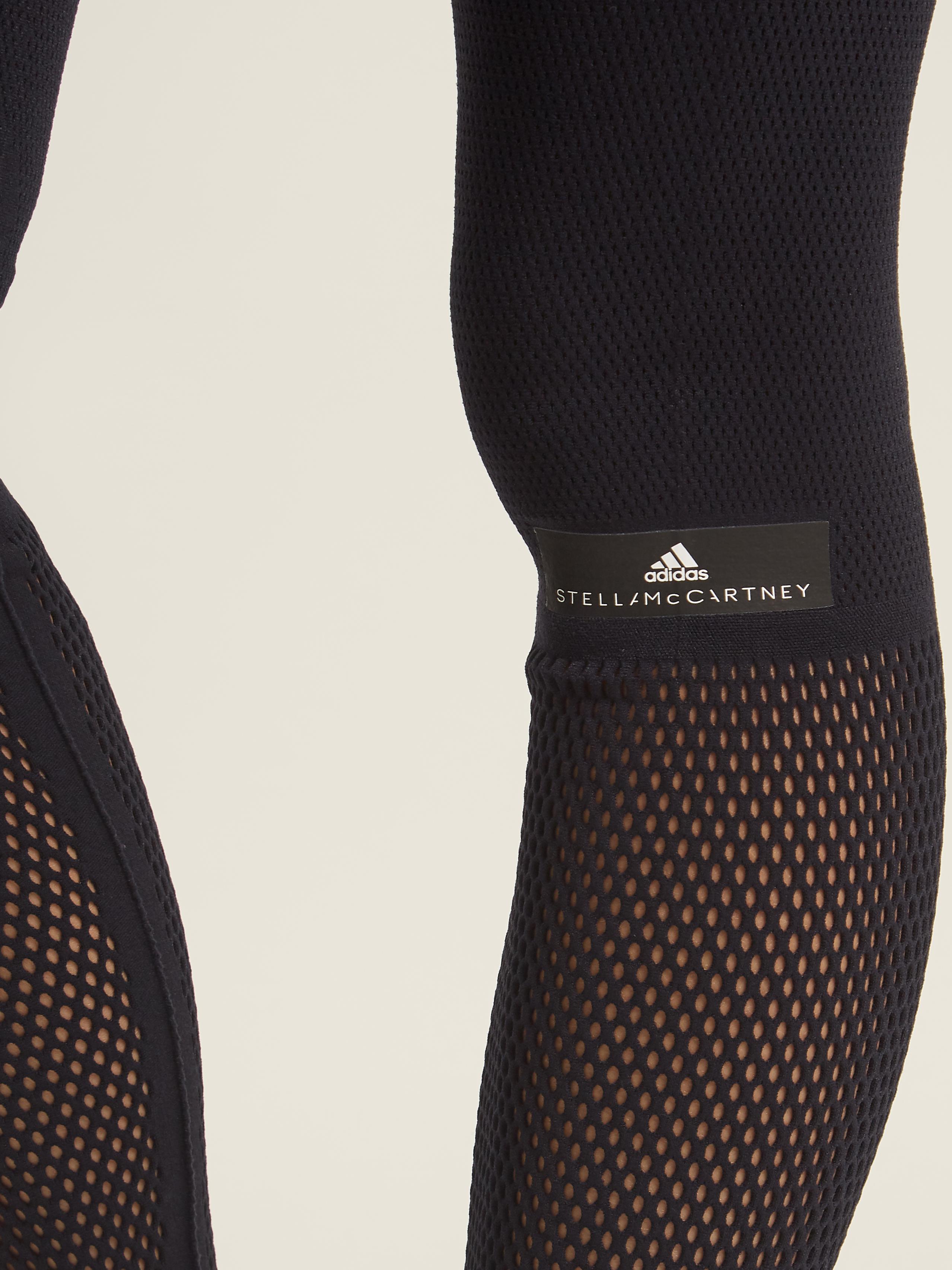 adidas By Stella McCartney Train Mesh-panel Performance Leggings in Black |  Lyst