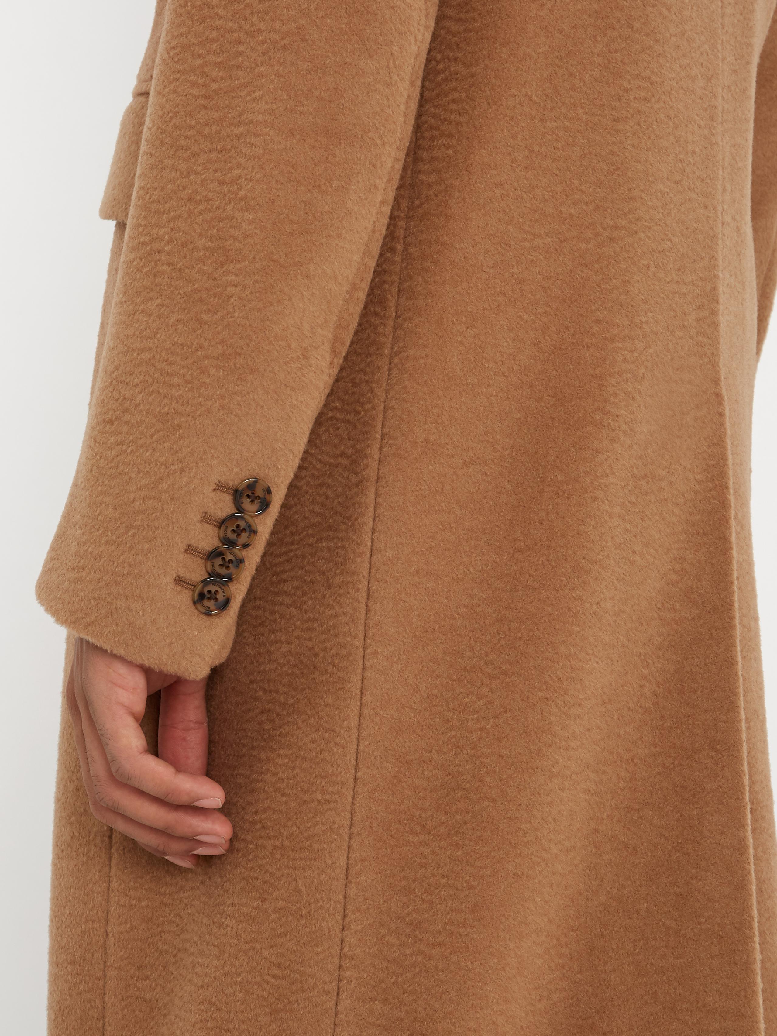 Vetements Double-breasted Camel-hair Coat in Natural for Men | Lyst