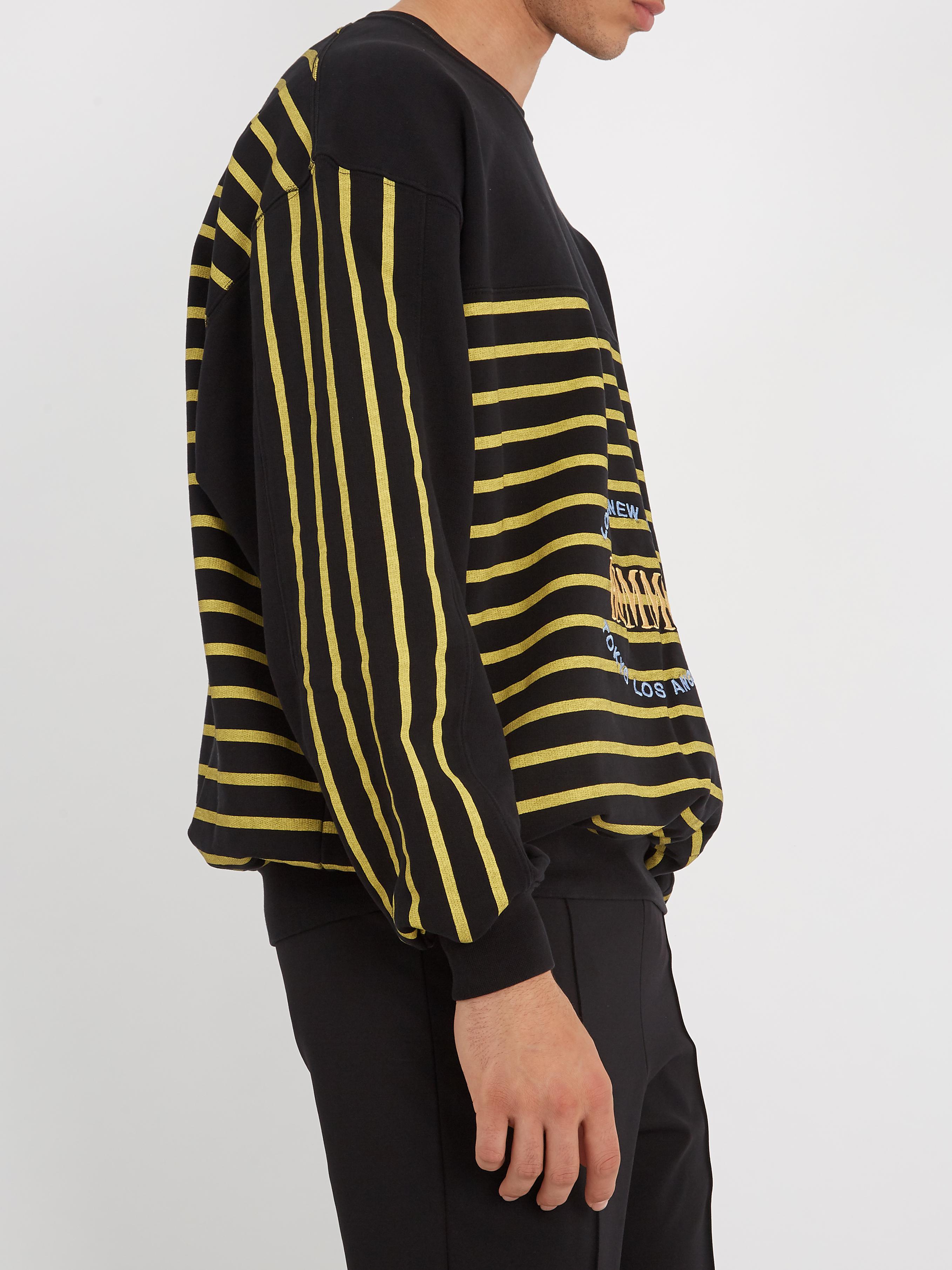 balenciaga striped sweater