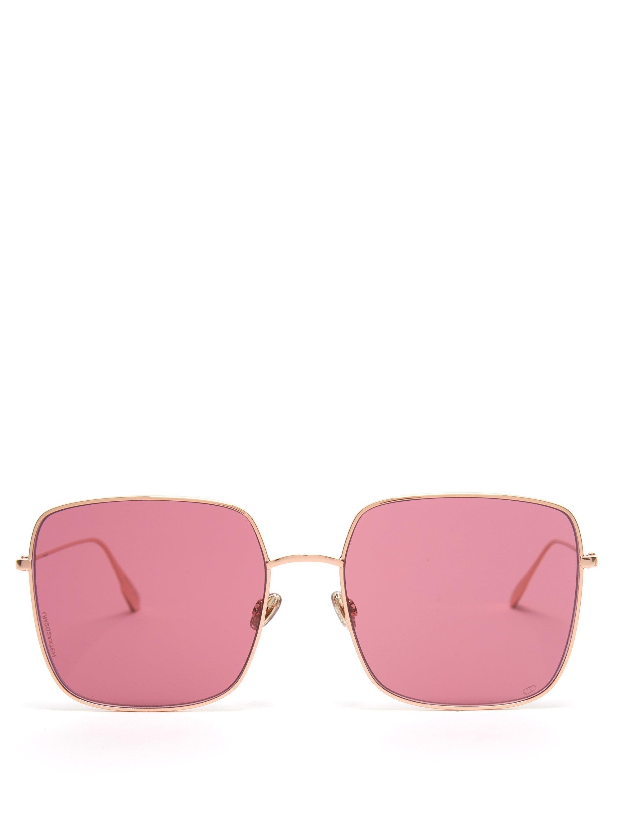 pink dior glasses