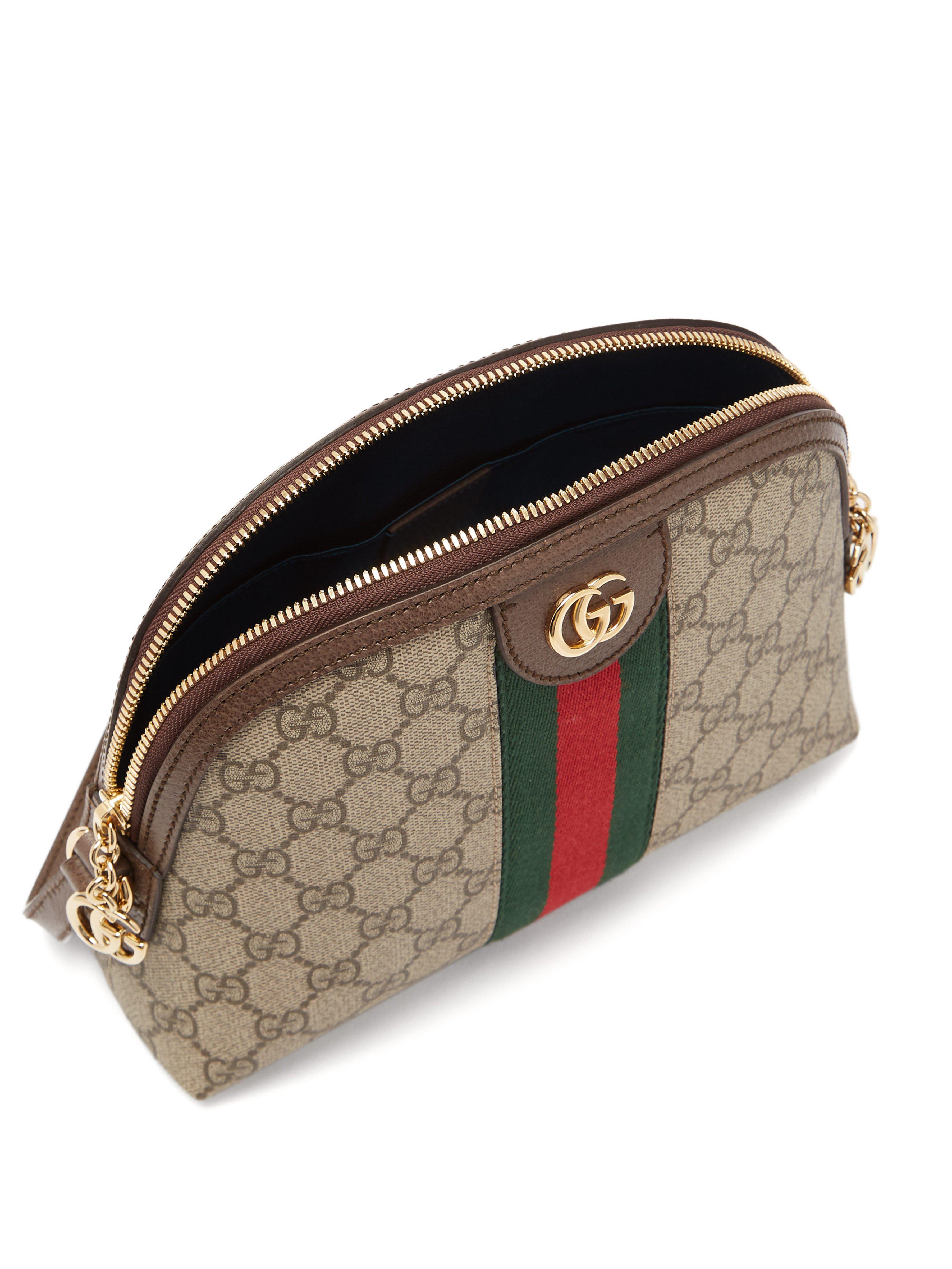Gucci Canvas Ophidia Gg Supreme Cross Body Bag - Lyst