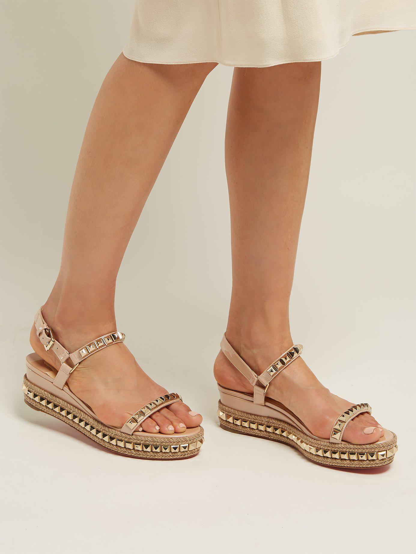 louboutin flat espadrilles