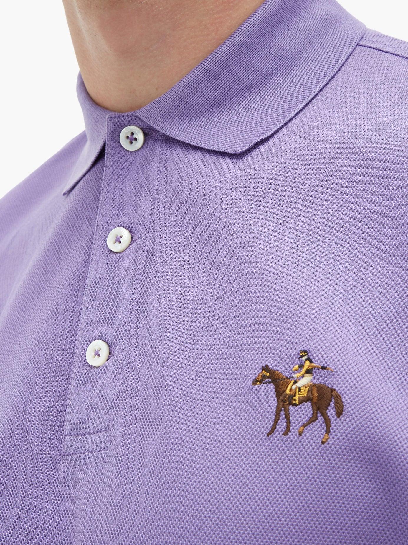 Ralph Lauren Purple Label Logo-embroidered Cotton-piqué Polo Shirt in