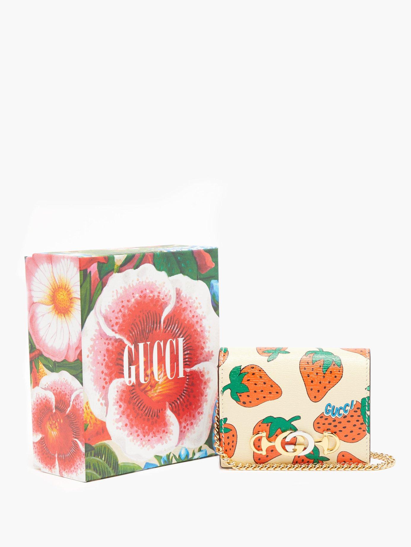 Gucci Strawberry Key Wallet
