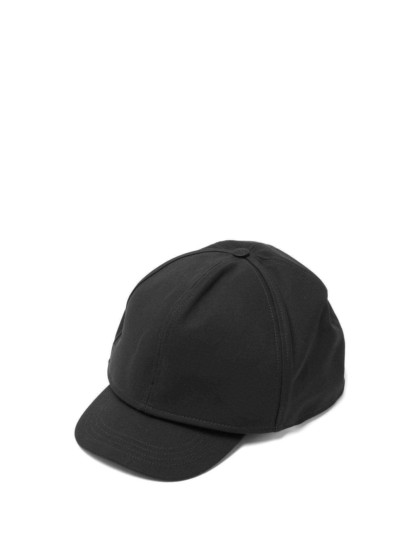 Raf Simons Double-layer Oversized Cotton-twill Baseball Cap in Black ...