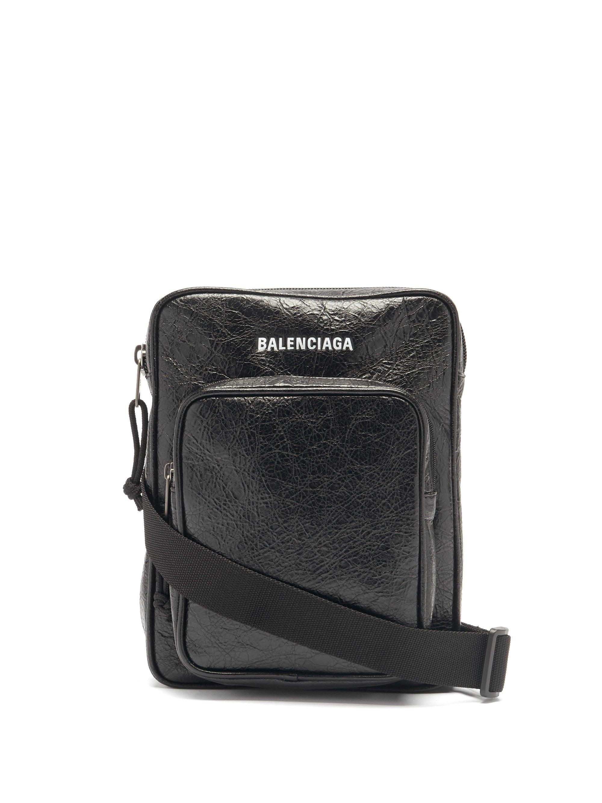 balenciaga leather pouch