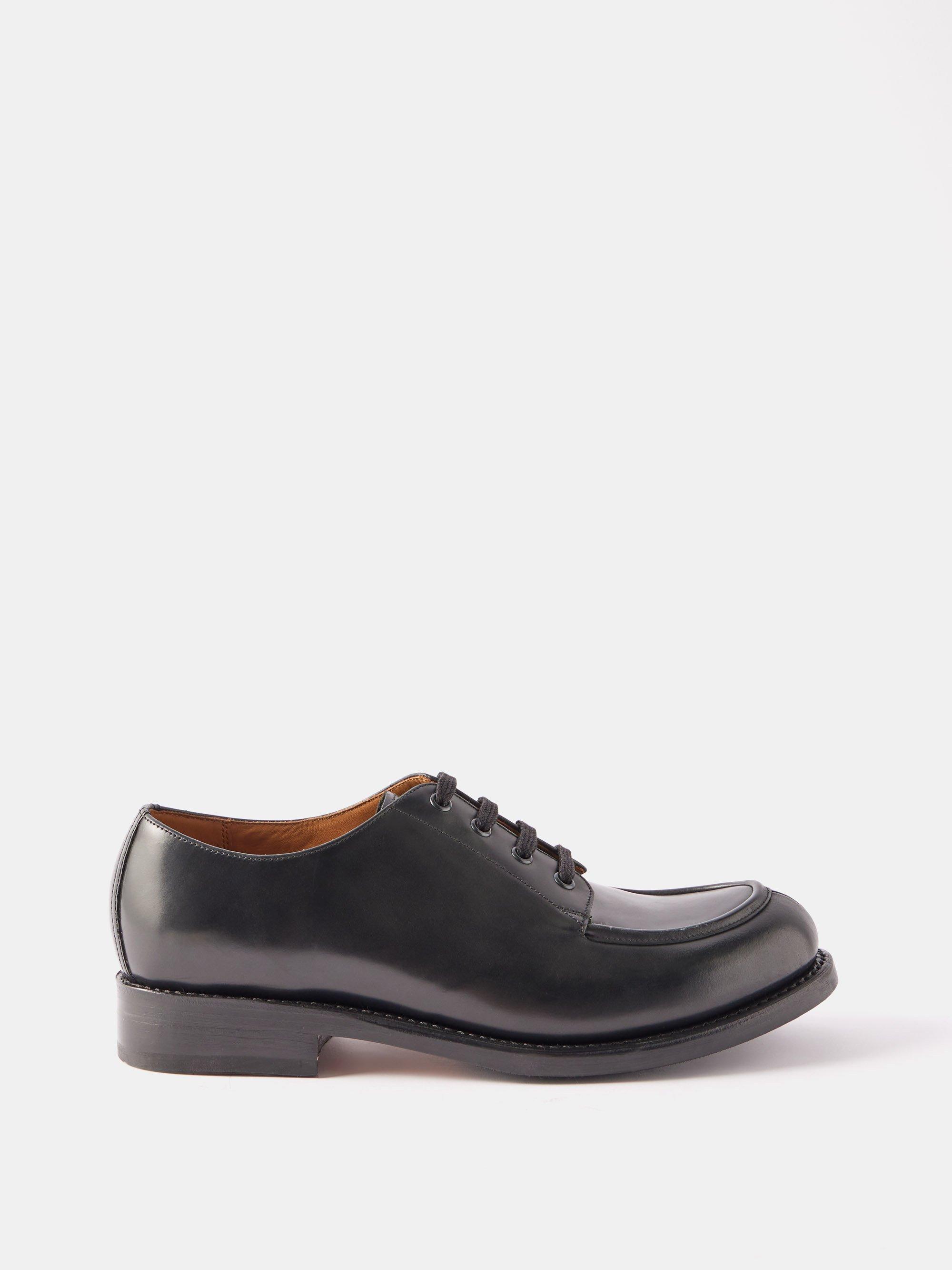 Grenson Eric Leather Derby Shoes In White For Men Lyst UK