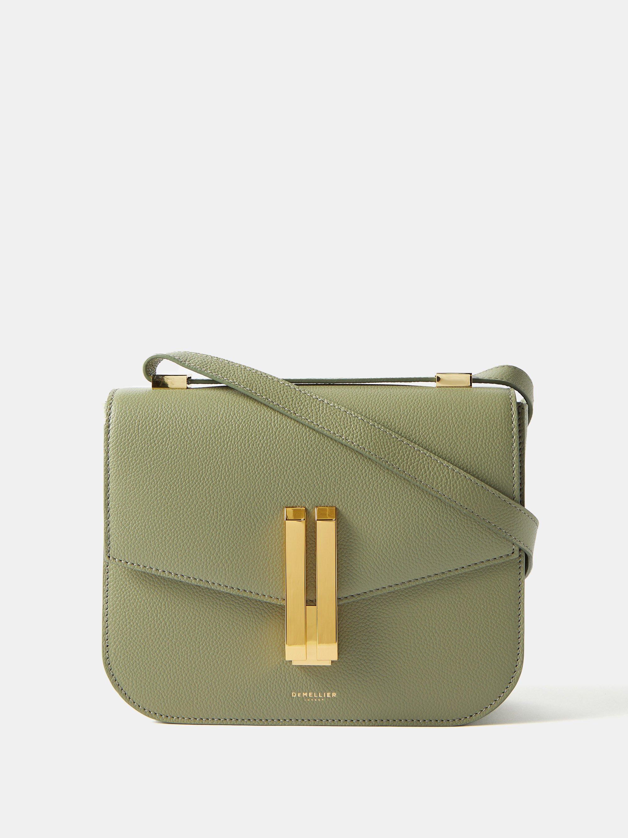 DeMellier Vancouver Leather Cross-body Bag in Green | Lyst