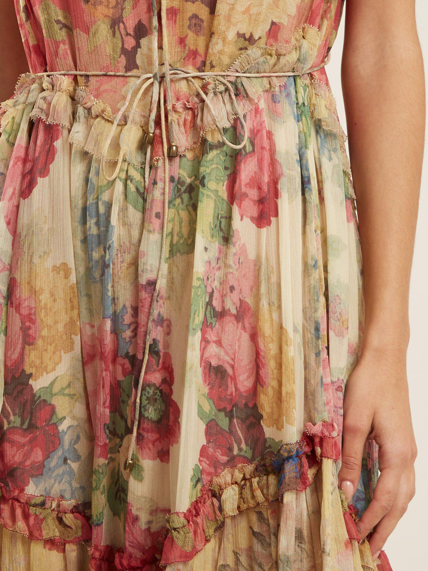 Zimmermann melody 2025 floating dress