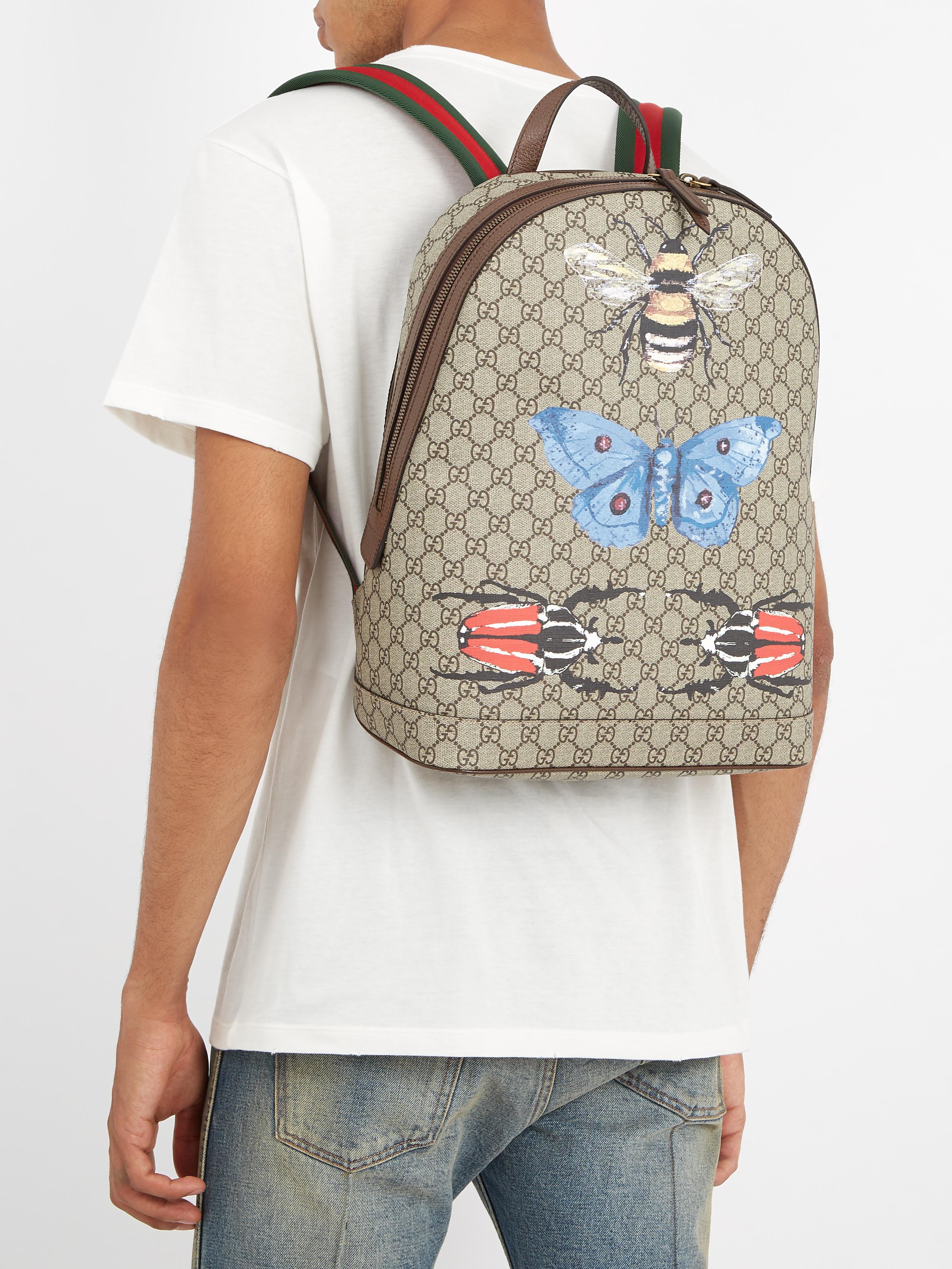 gucci bug backpack