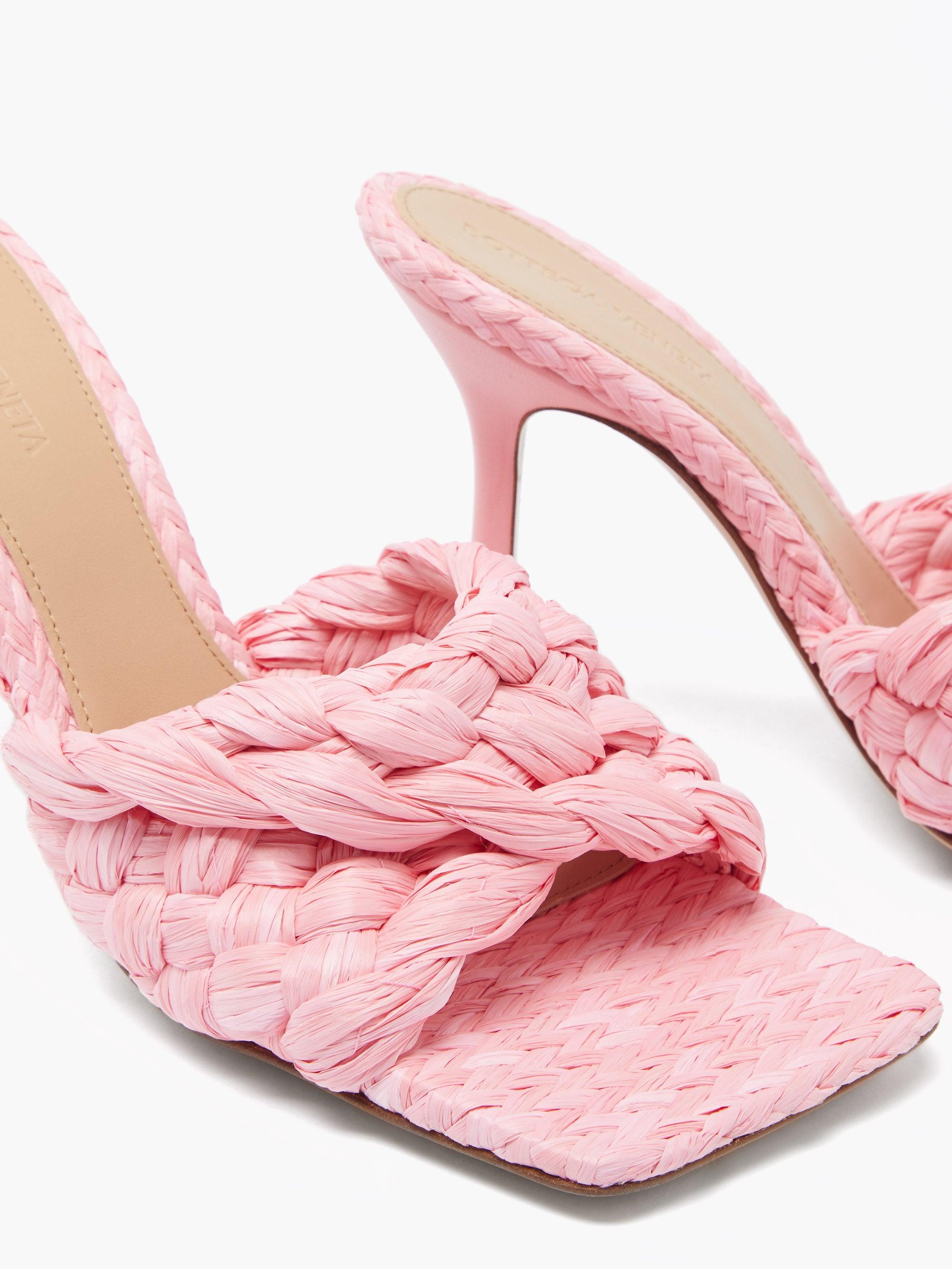 bottega veneta intrecciato mules