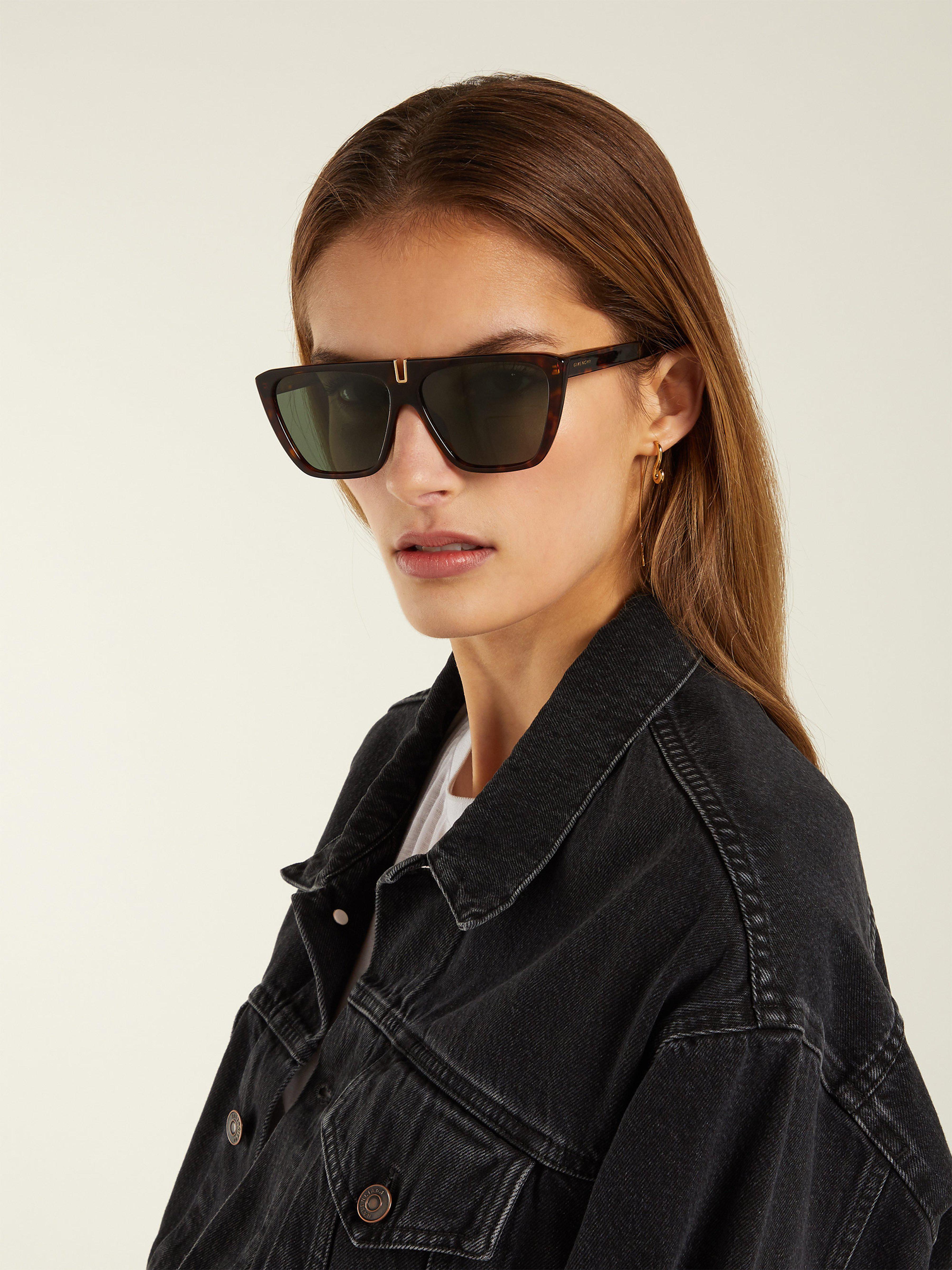 flat top sunglasses givenchy