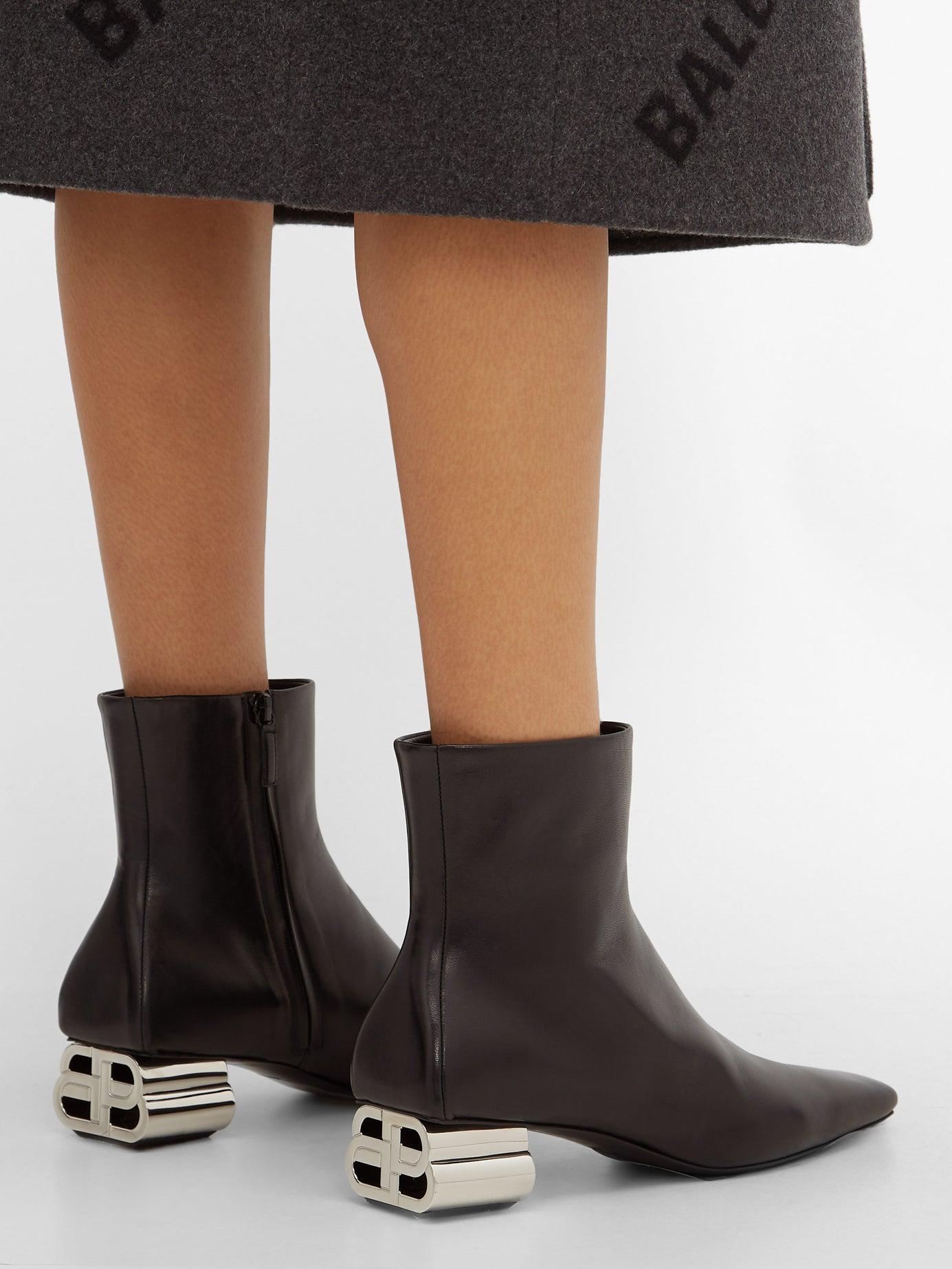 Balenciaga leather ankle boots Clearance