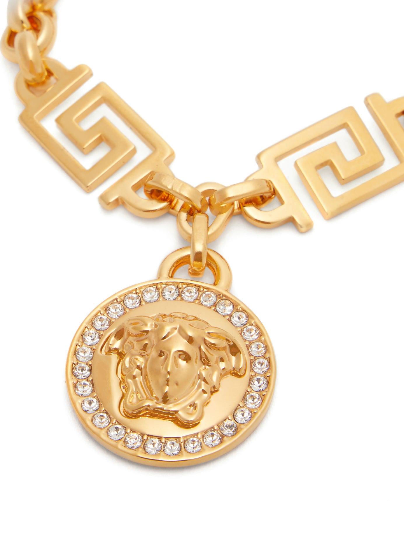 versace medusa head chain