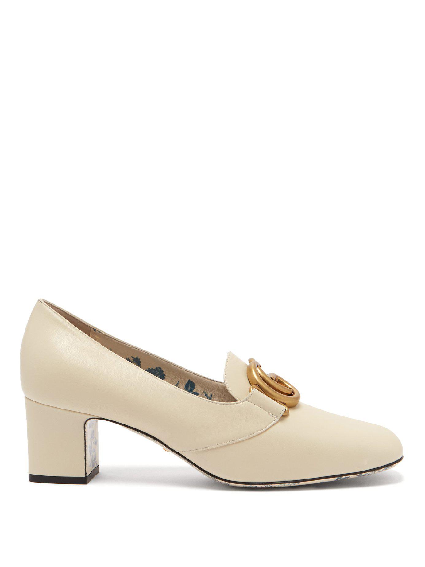 gucci loafer with heel