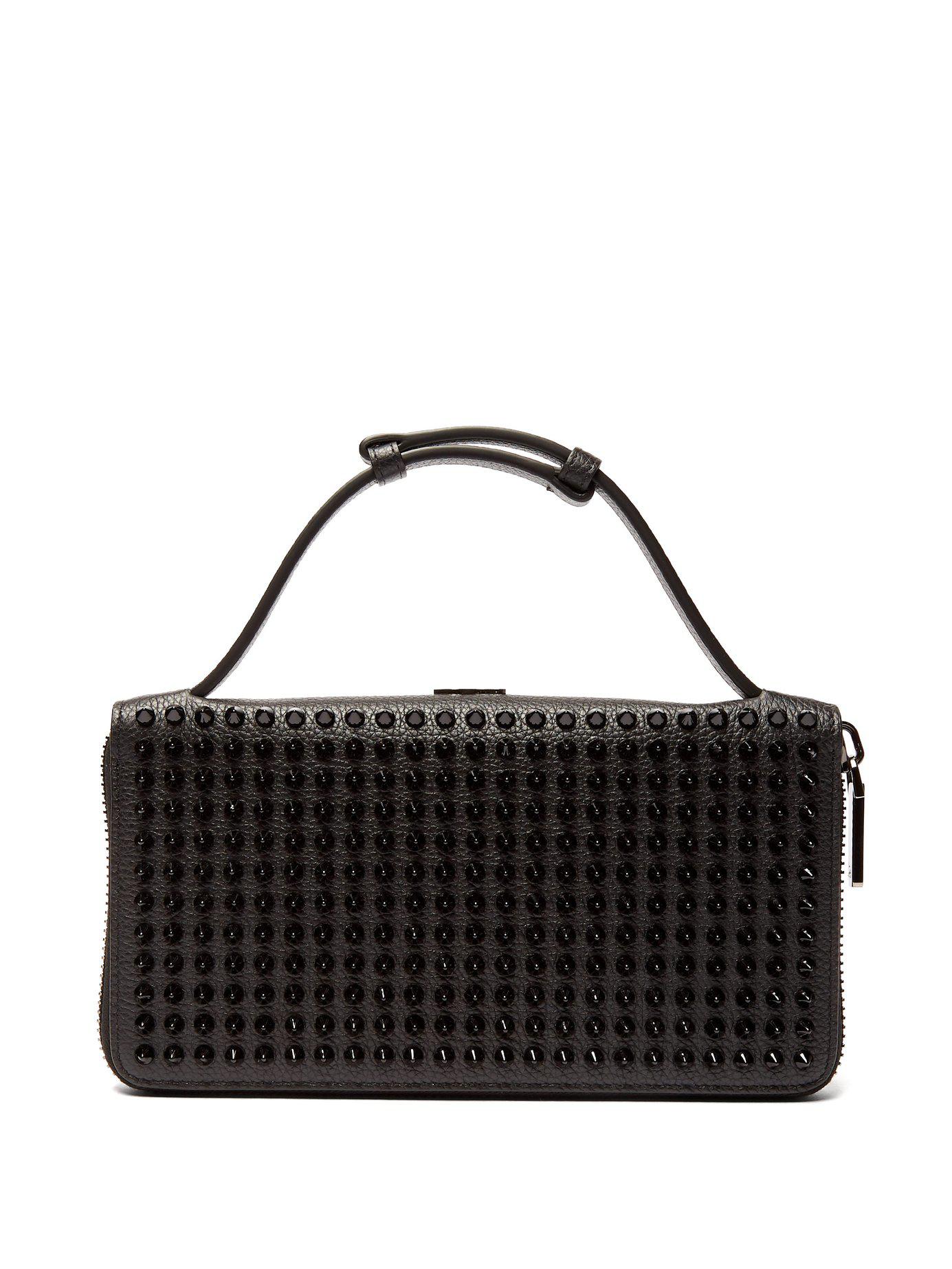 Christian Louboutin purse 1185059 Panettone studs leather Black