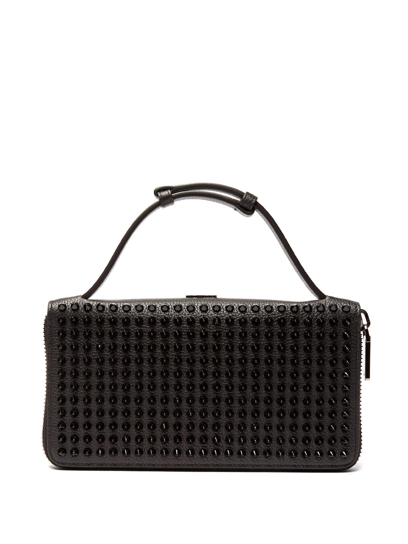 Christian Louboutin Panettone Spike Stud Leather Handbag