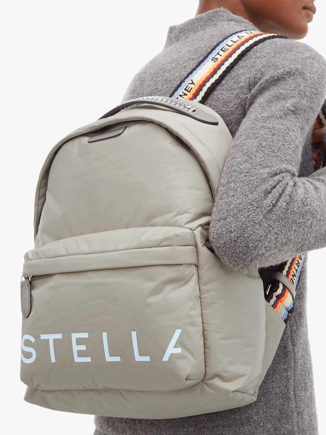 rainbow strap backpack