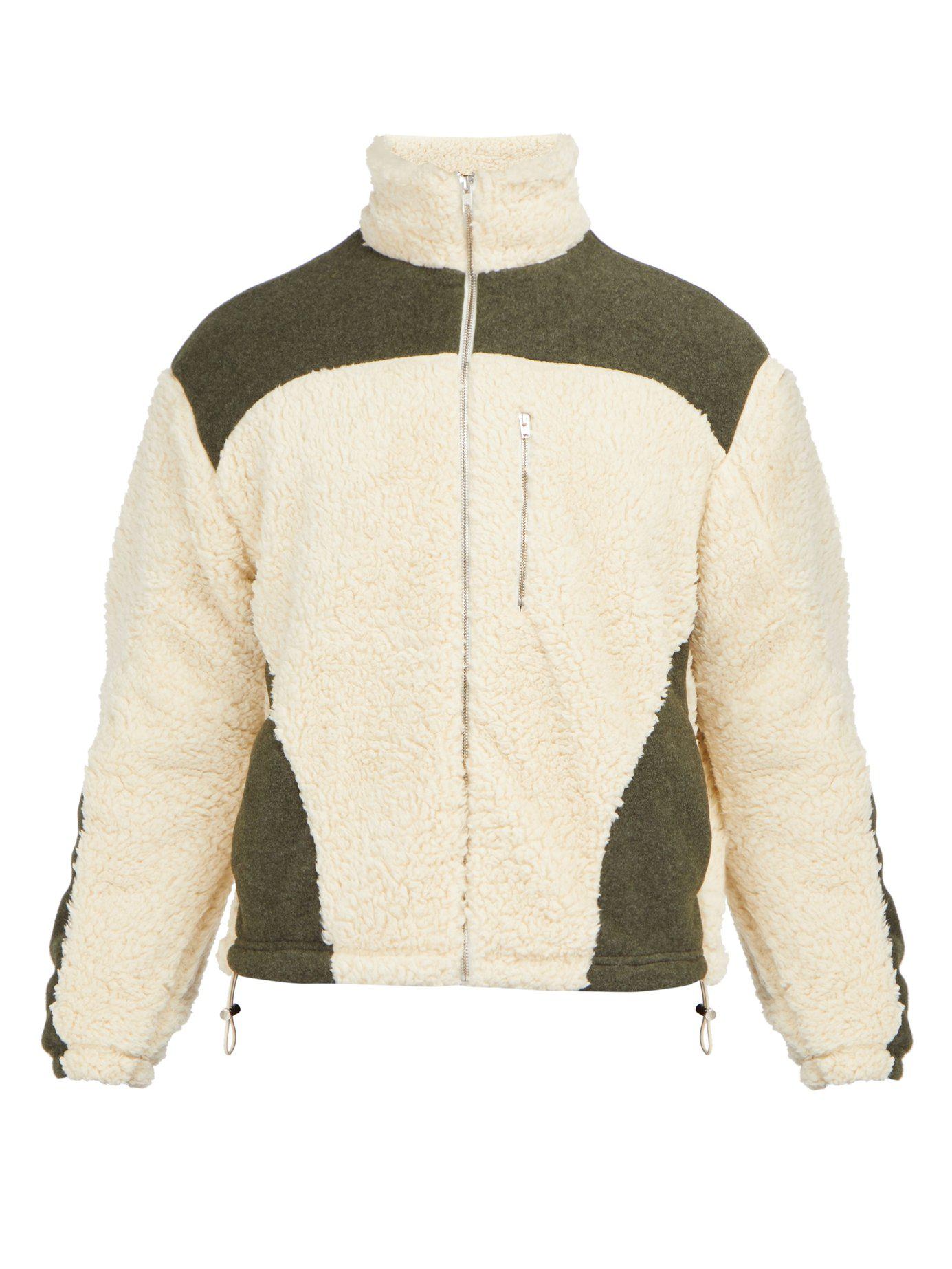 GmbH Kol Teddy Fleece Jacket in Natural for Men | Lyst