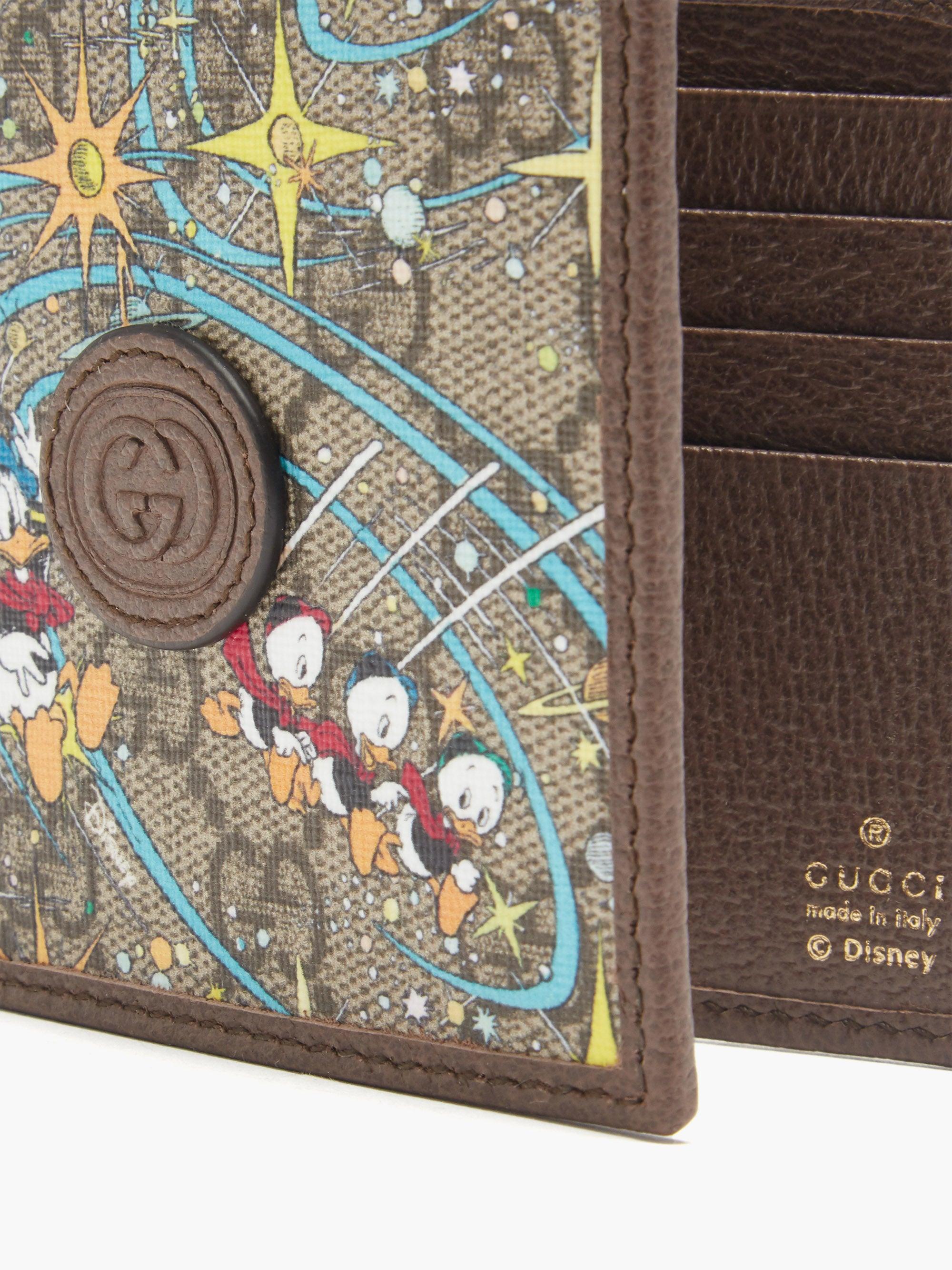 Gucci X Disney Donald Duck Gg Supreme Bi-fold Wallet for Men | Lyst  Australia
