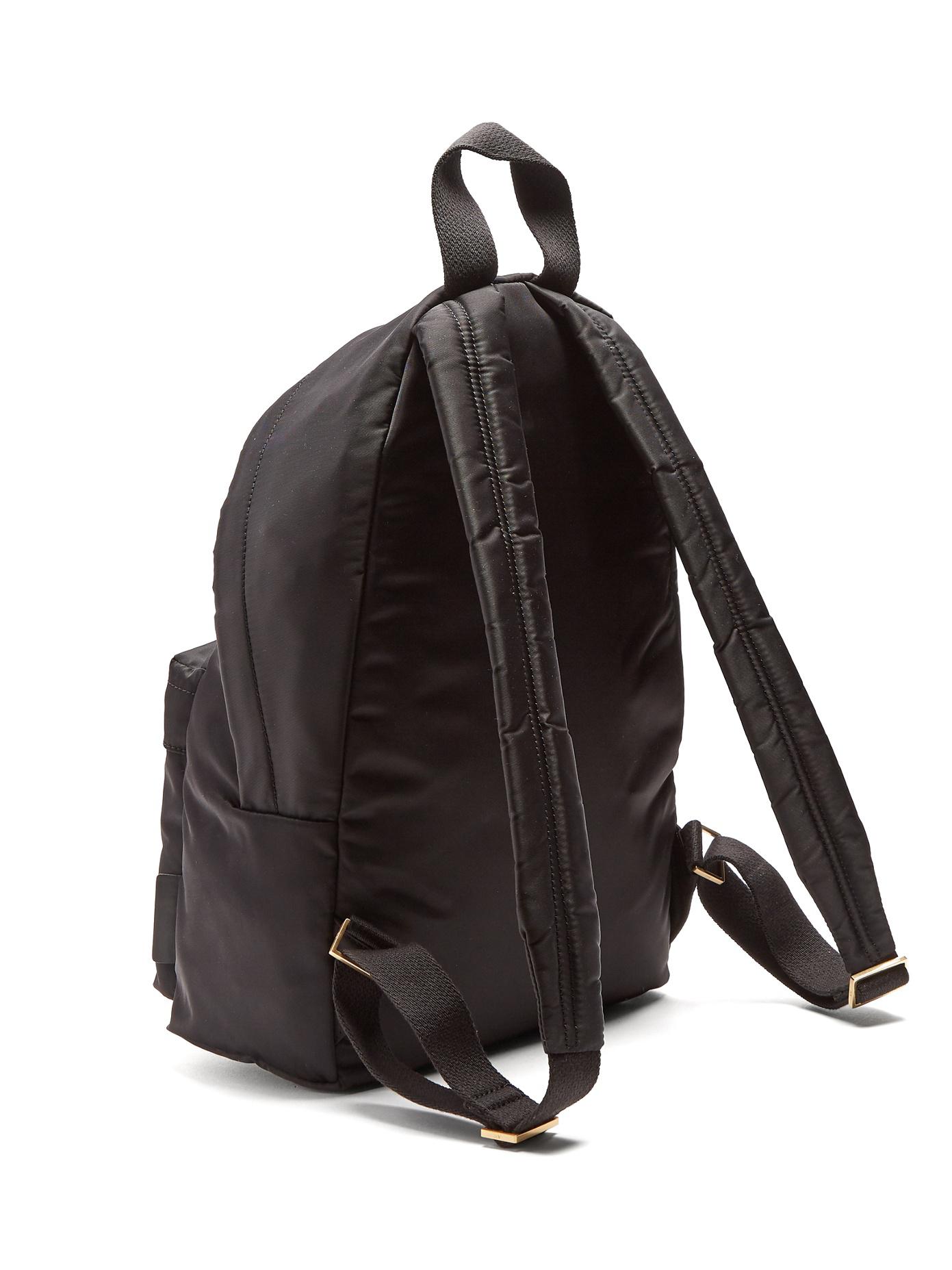 Anya Hindmarch Synthetic Eyes Nylon Backpack in Black - Lyst