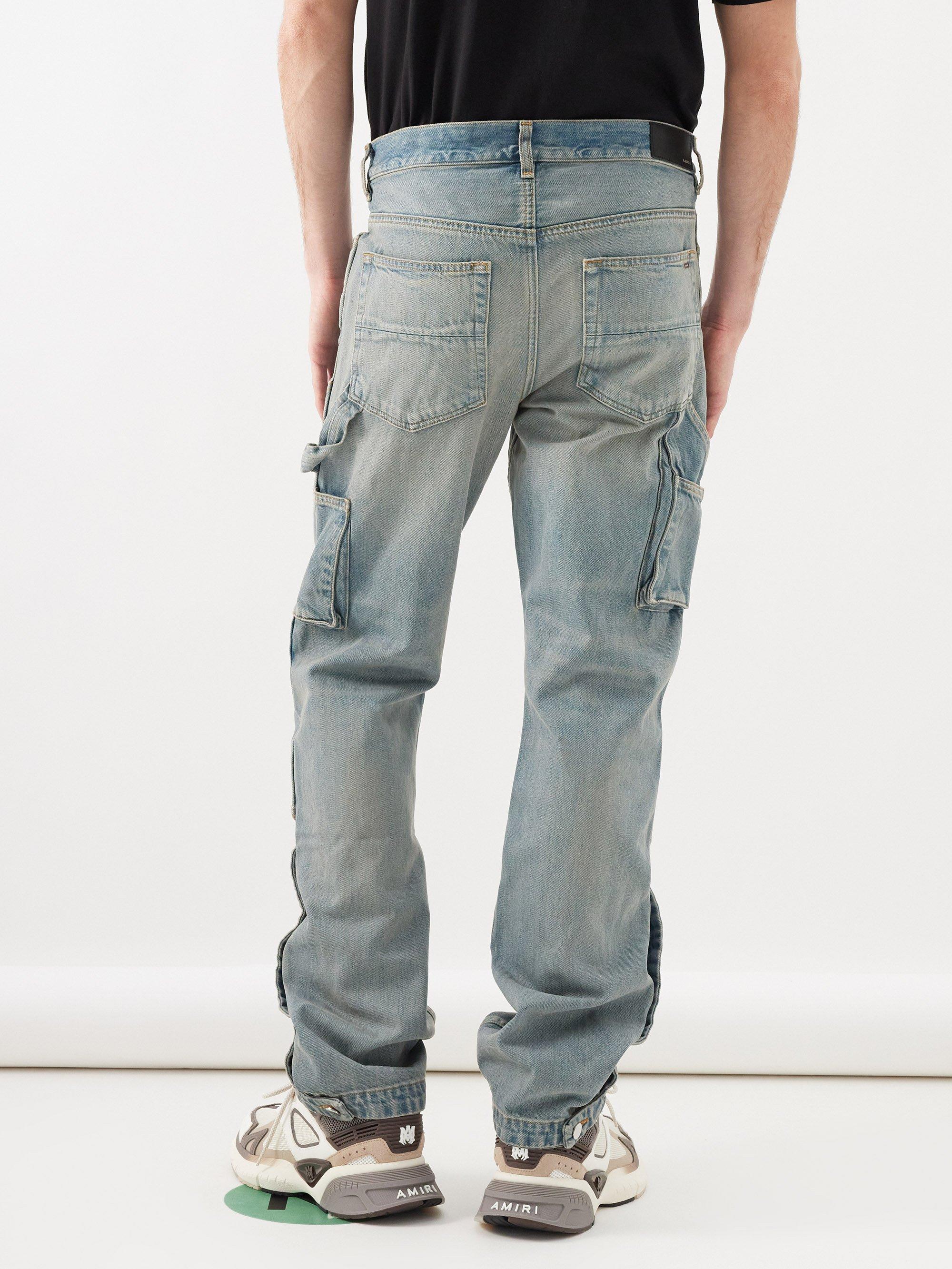 Amiri Carpenter Straight leg Jeans in Blue for Men Lyst Canada