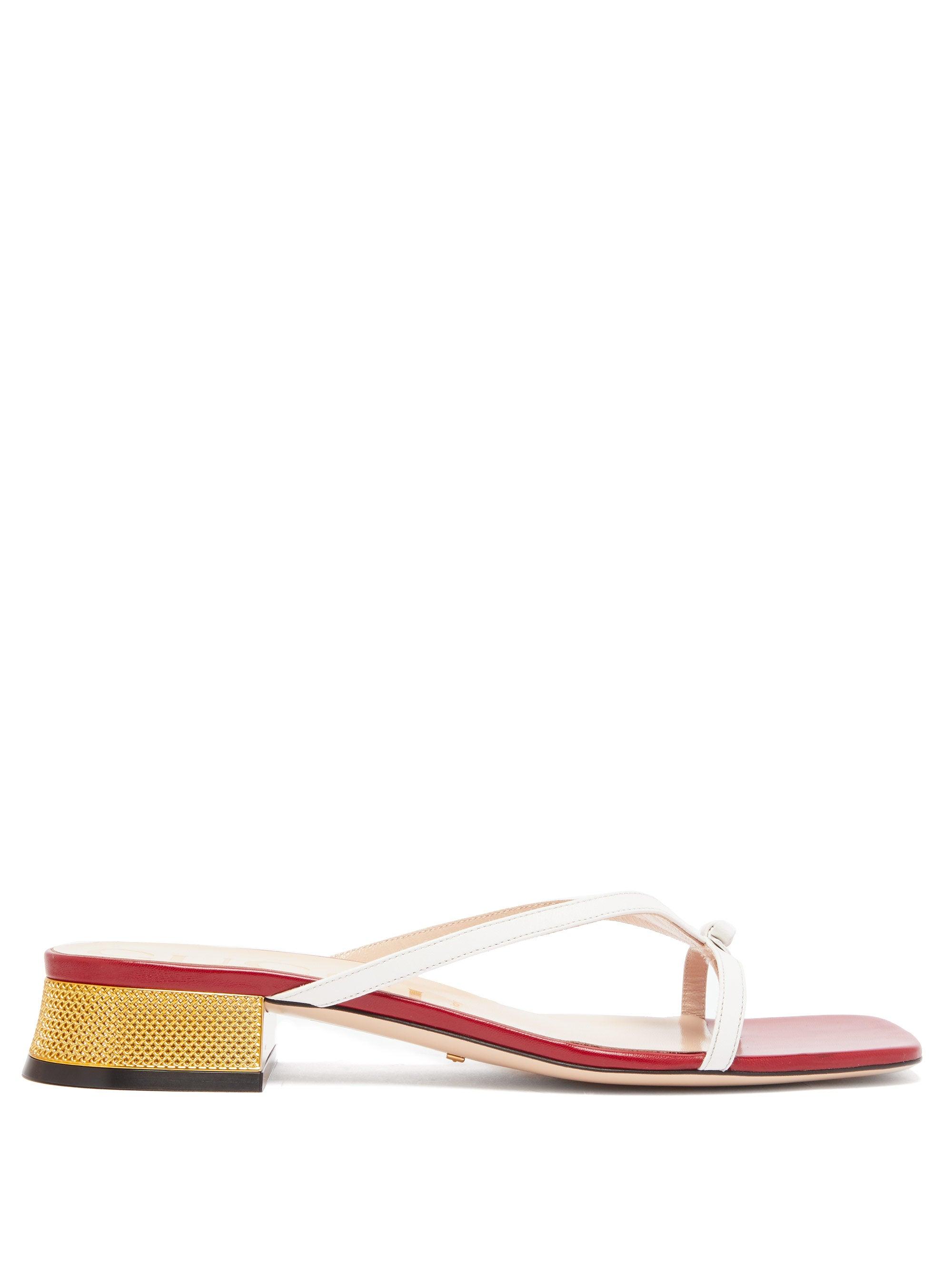 gucci tie up sandals