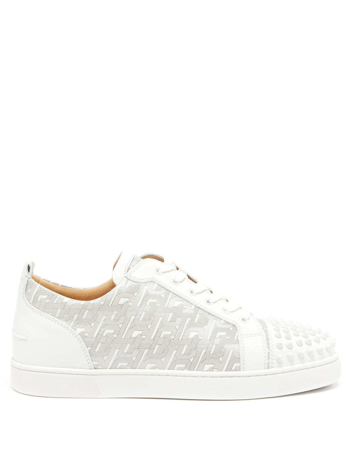 louboutin louis junior white