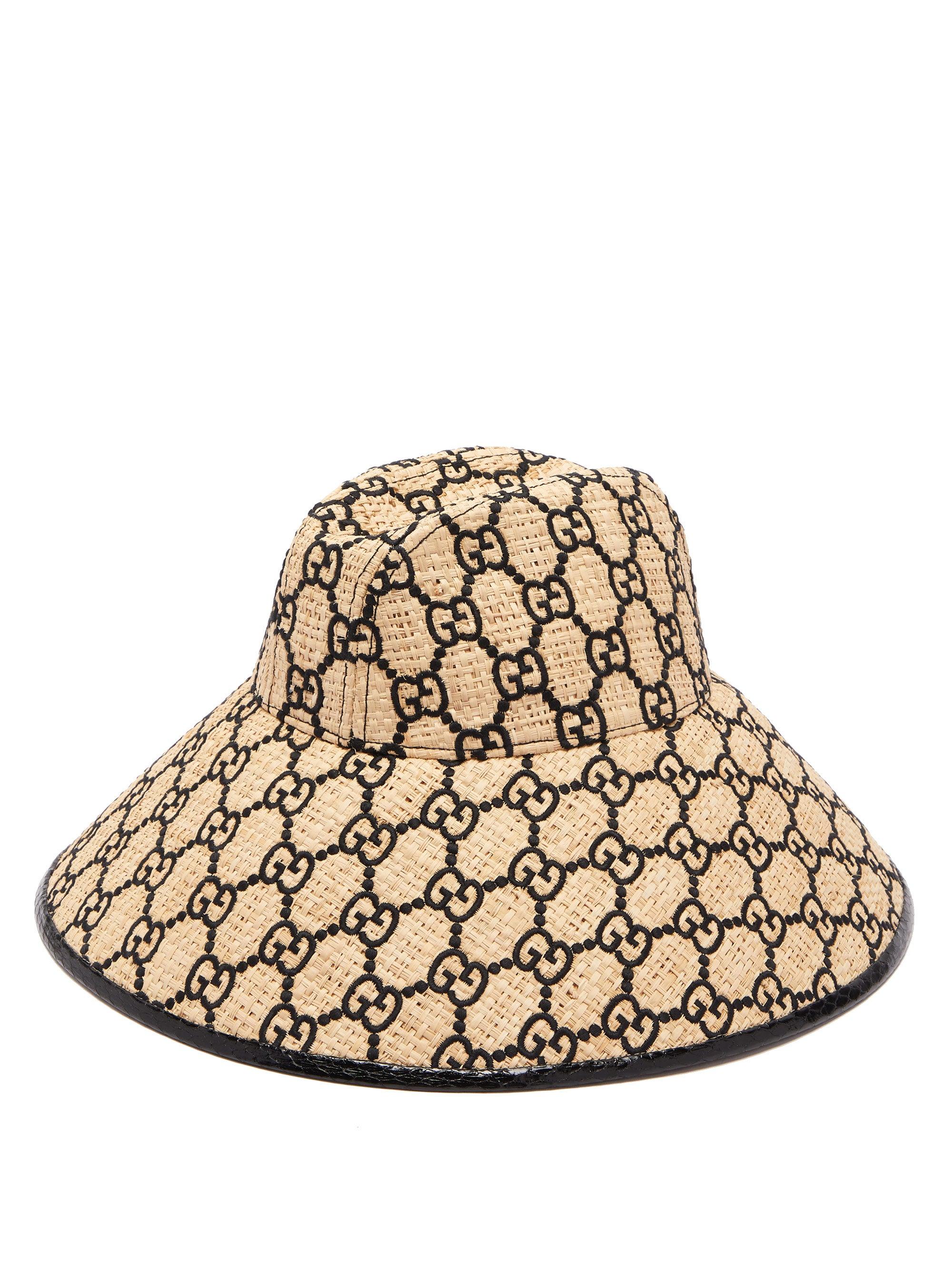 Gucci Black Gg Supreme Bucket Hat, $530, SSENSE