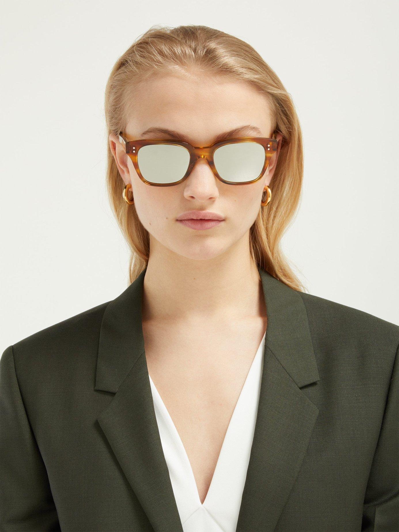 Mirrored Sunglasses Mirrored D Women's D Frame Women's BrCeodx