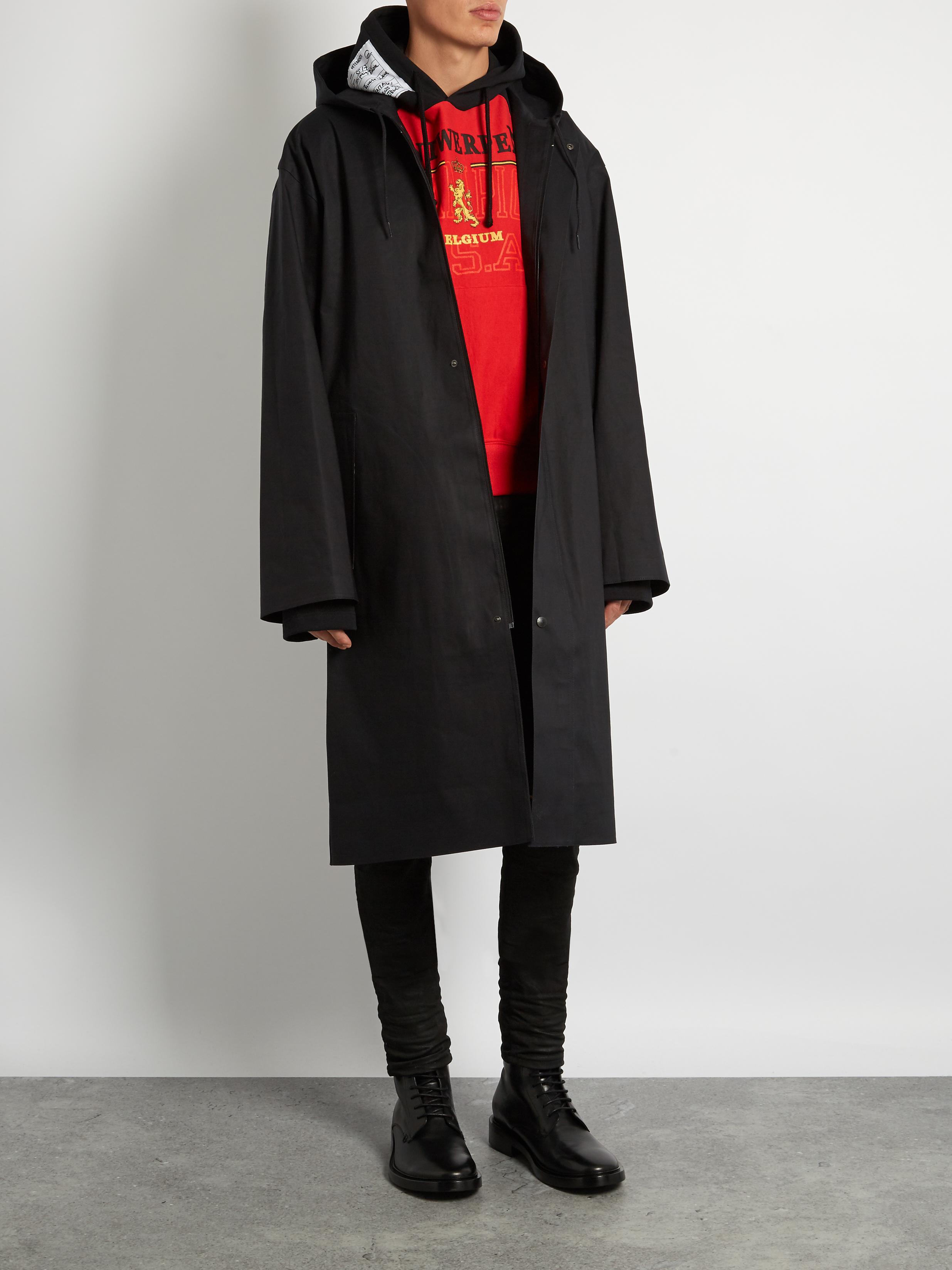 Lyst - Vetements X Mackintosh Oversized Raincoat in Black
 Original Mackintosh Raincoat
