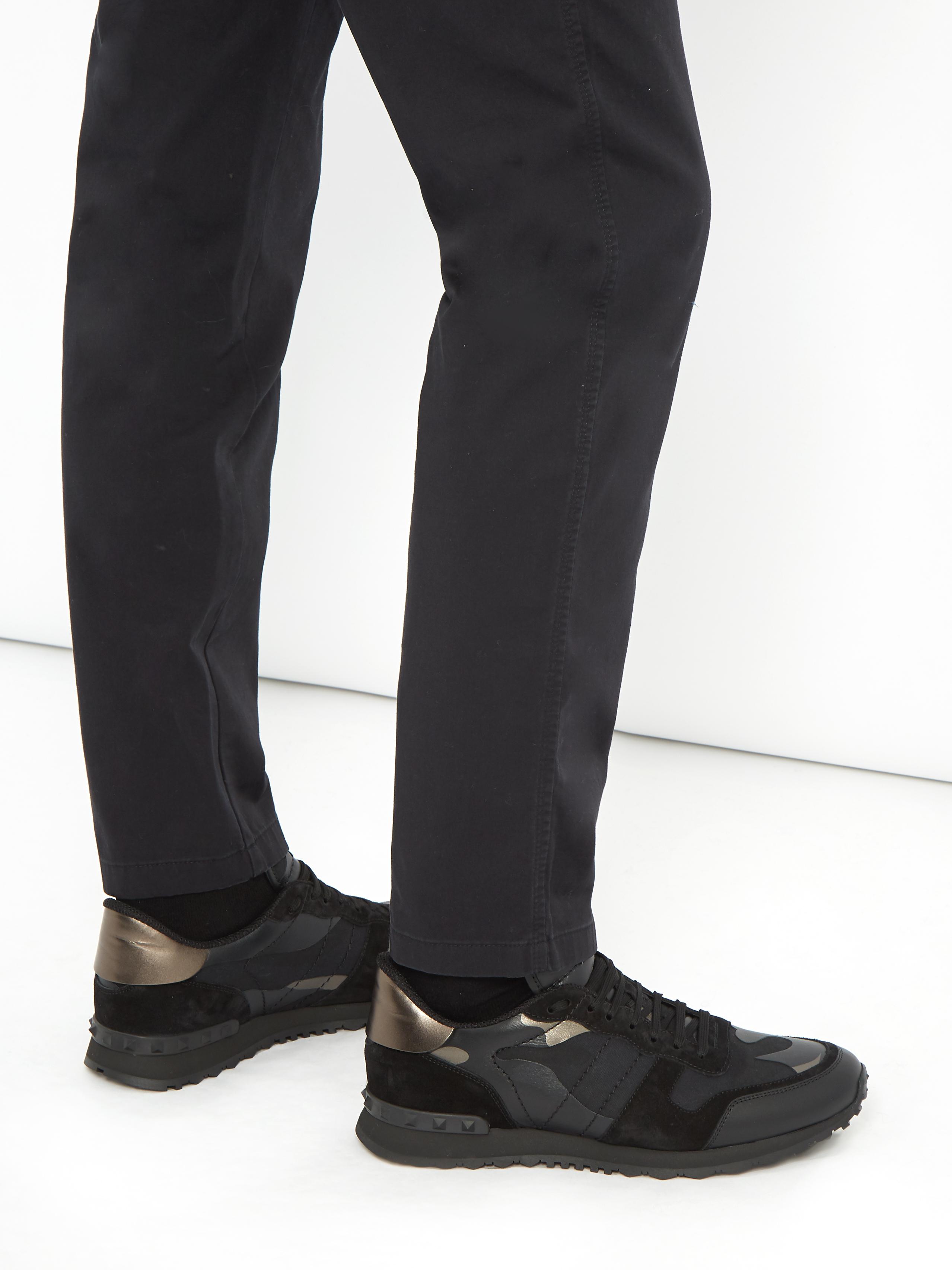 valentino rockrunner on feet