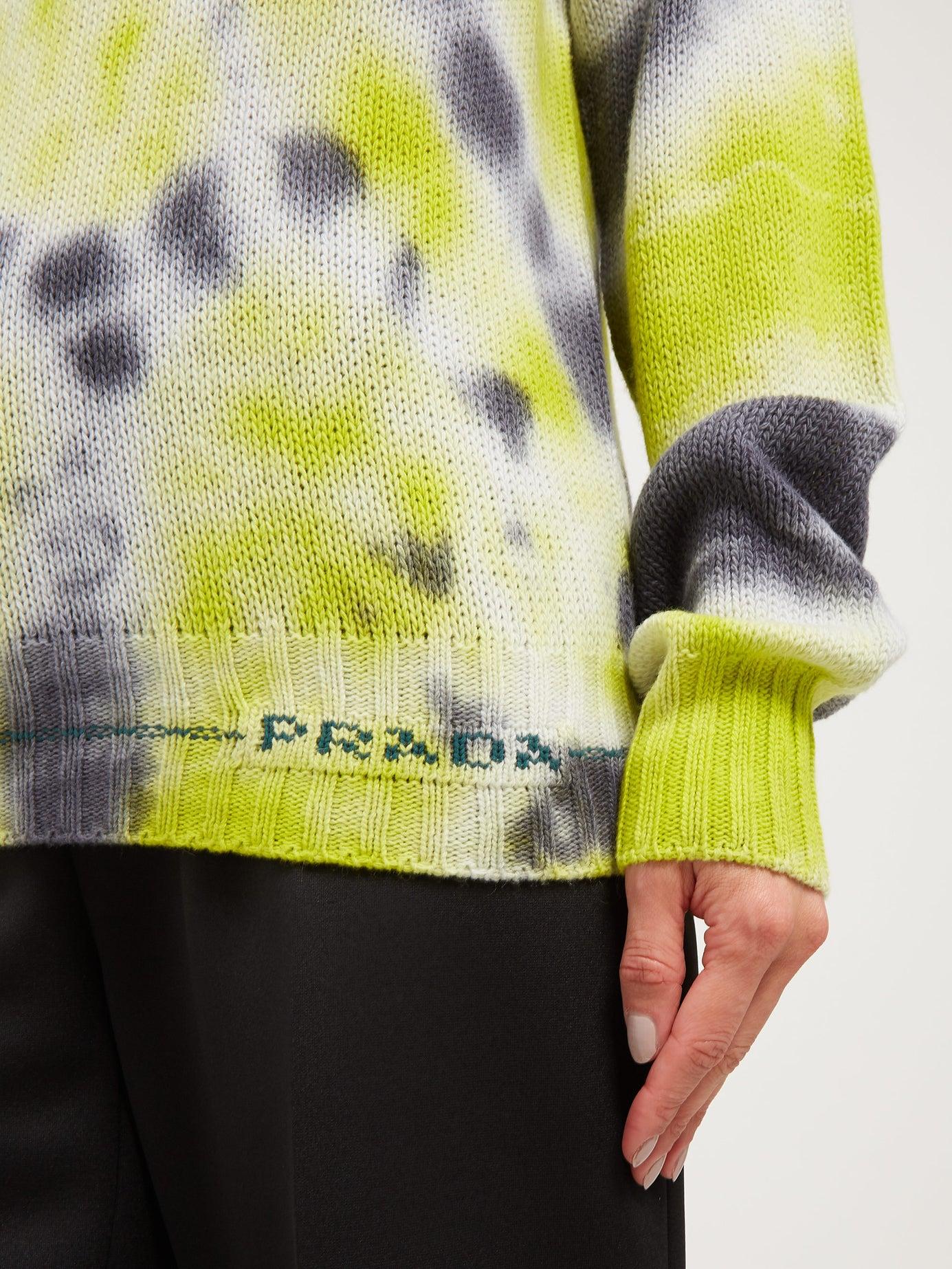 prada tie dye sweater