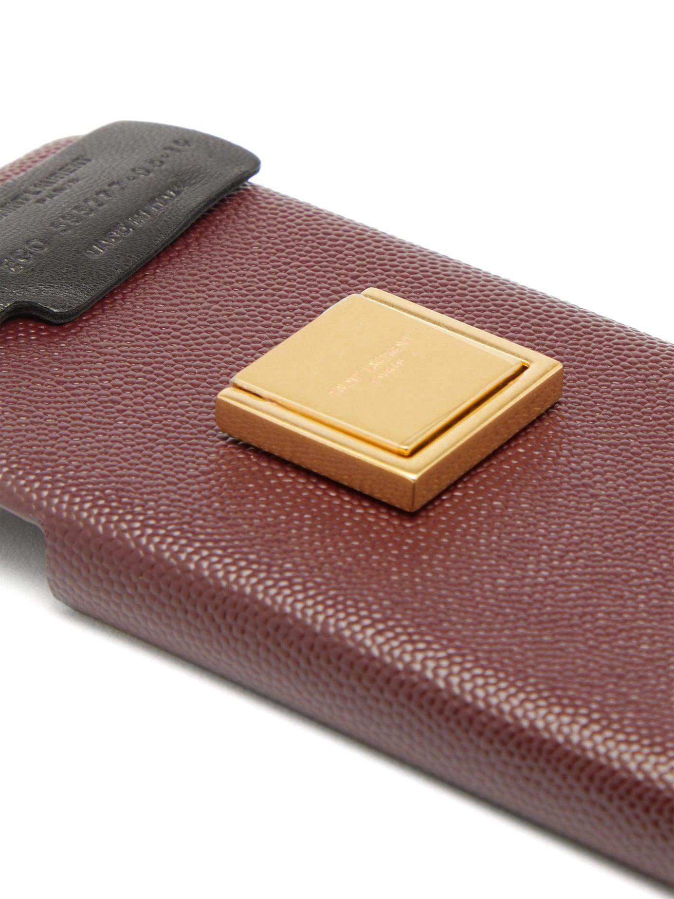 saint laurent phone pouch