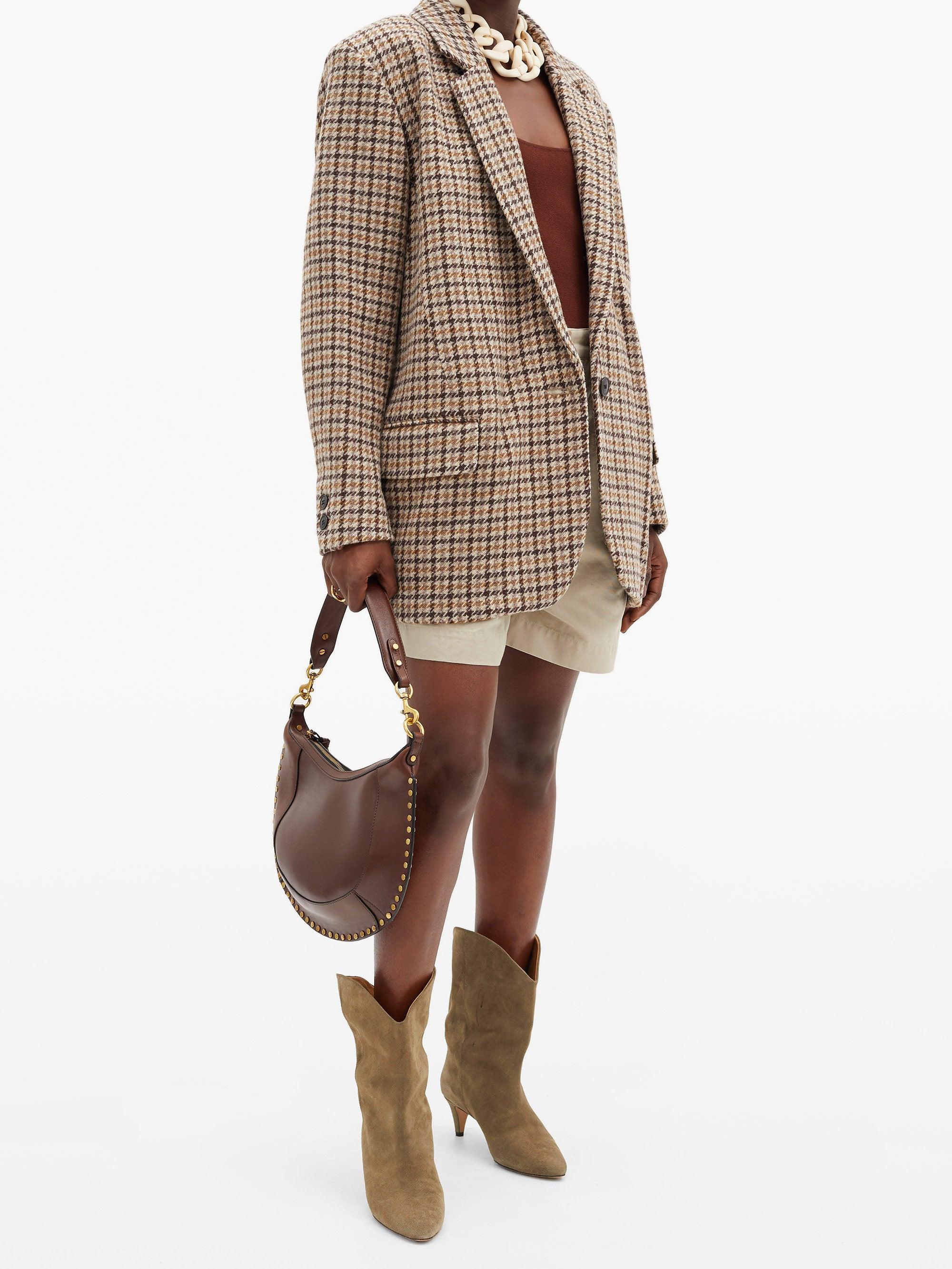 isabel marant houndstooth blazer