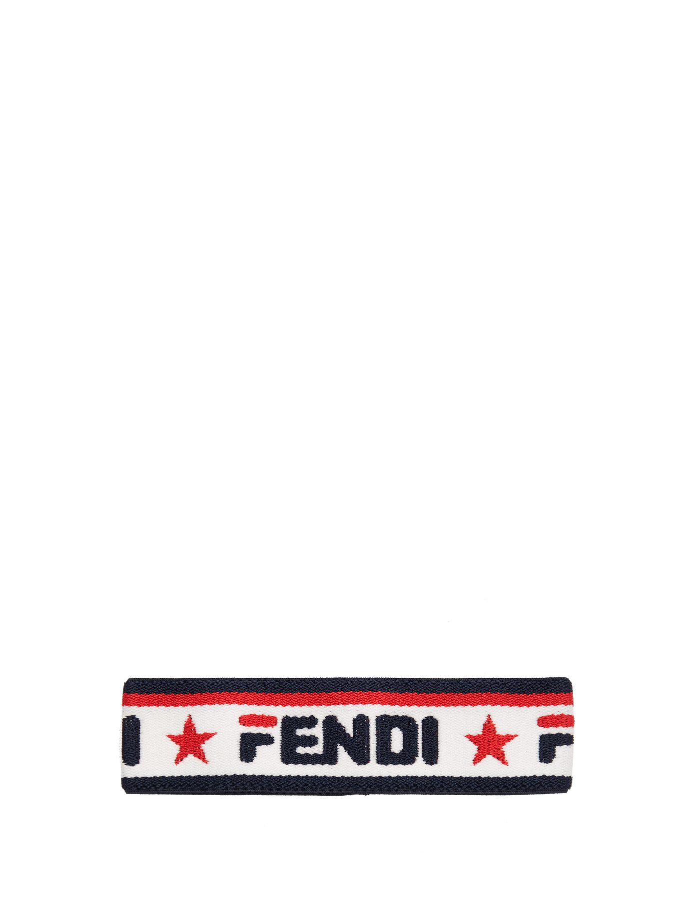 fendi logo headband
