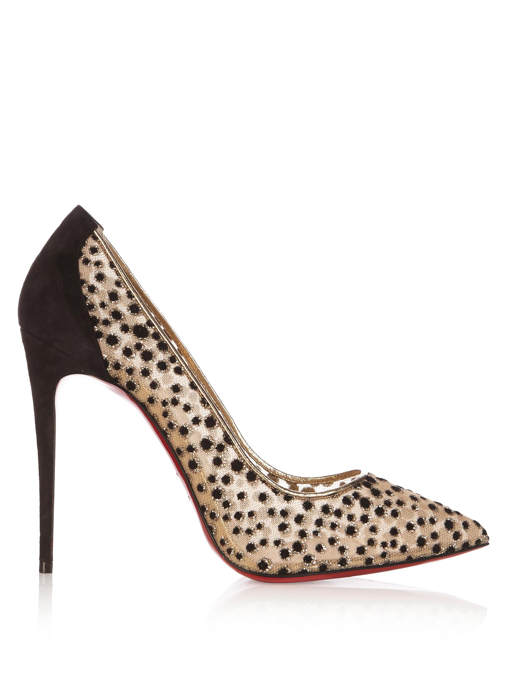 Follies lace best sale pump christian louboutin