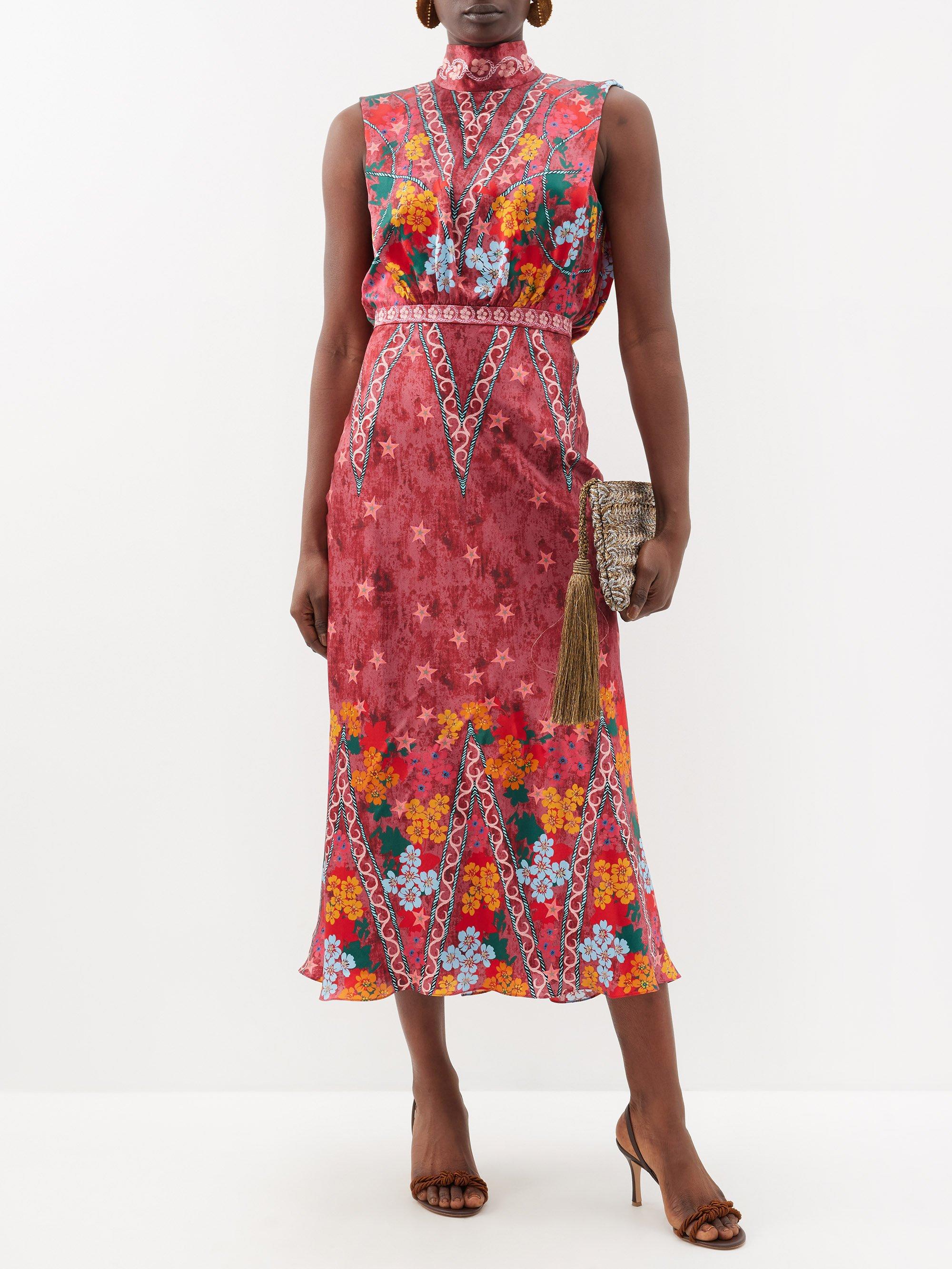 Robe midi fleur new arrivals