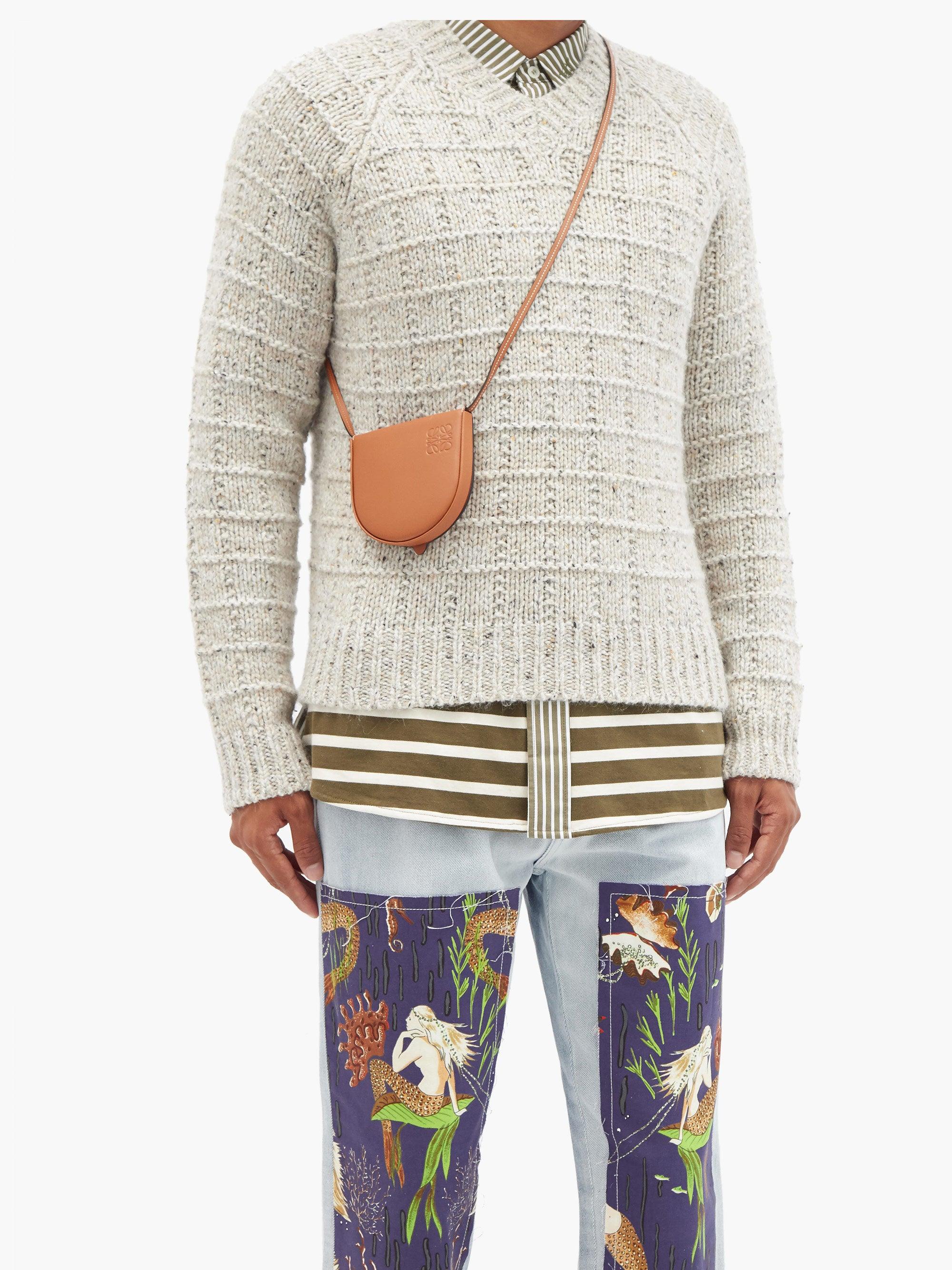 loewe heel pouch small