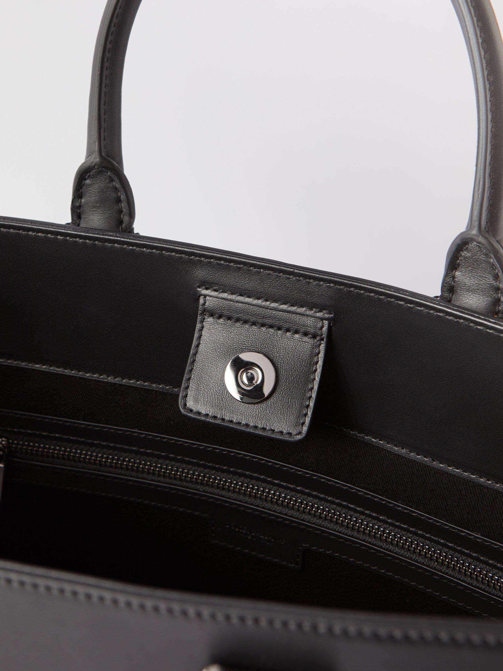 Dolce & Gabbana Logo-embossed Leather Tote Bag in Black for Men
