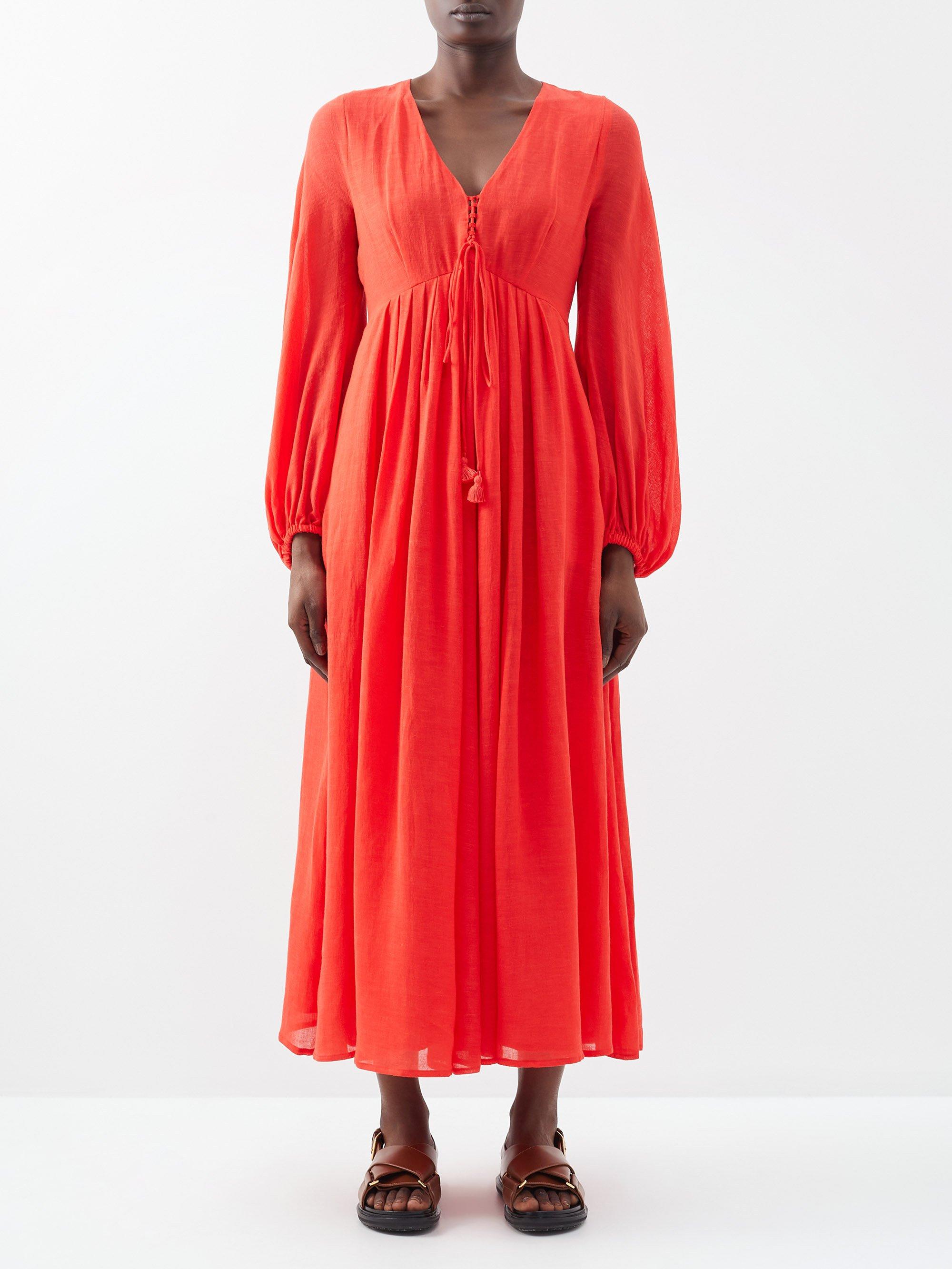Weekend by Maxmara Deodara Dress in Red | Lyst
