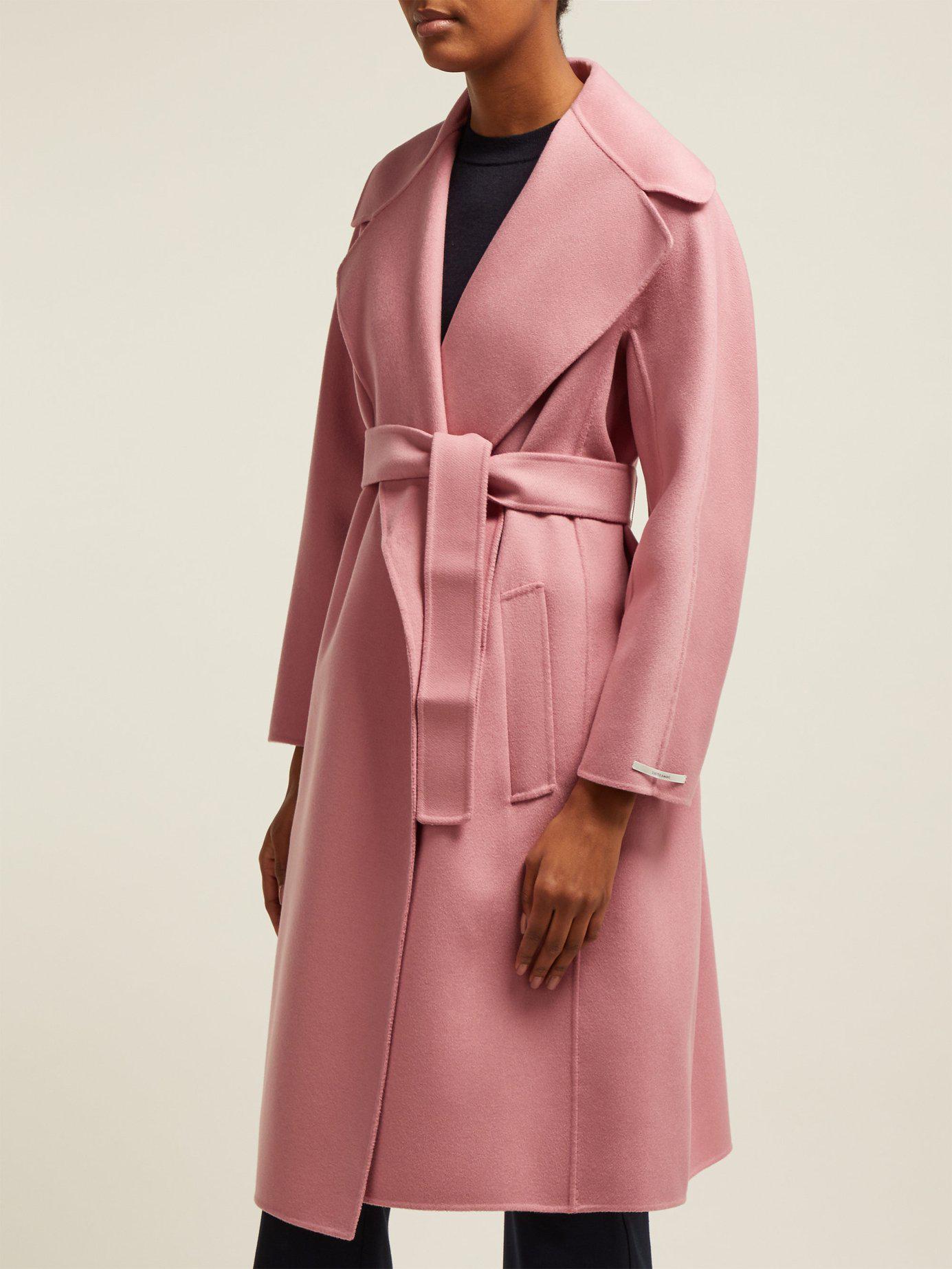 pink max mara coat