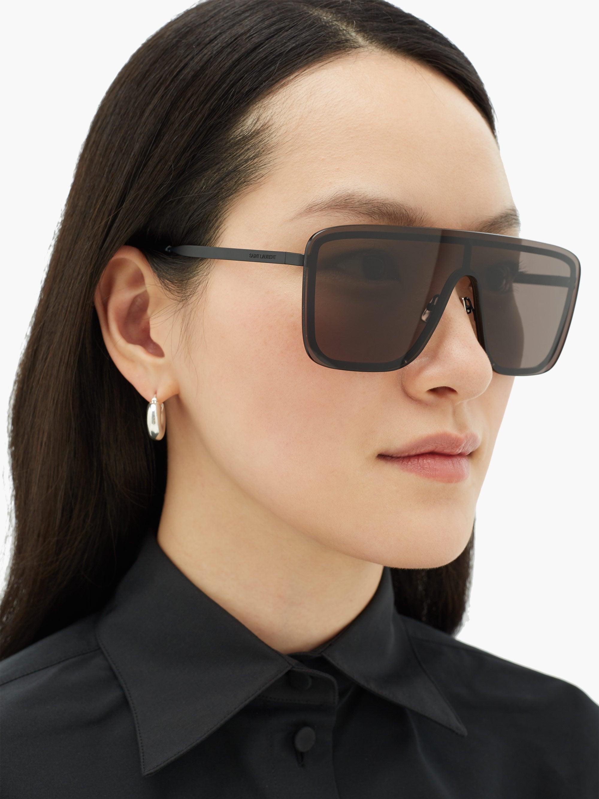 ysl flat top sunglasses