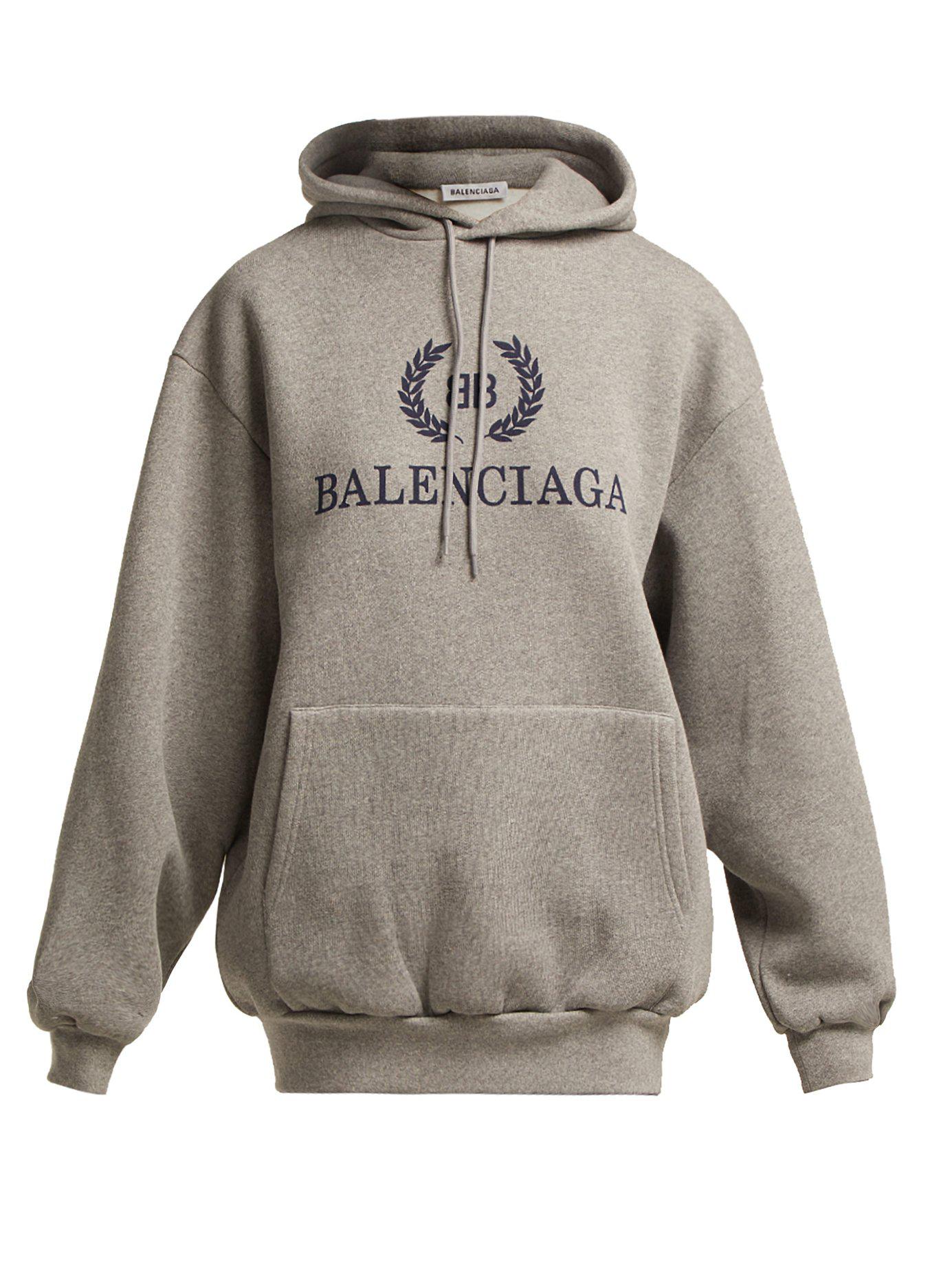 balenciaga grey hoodie