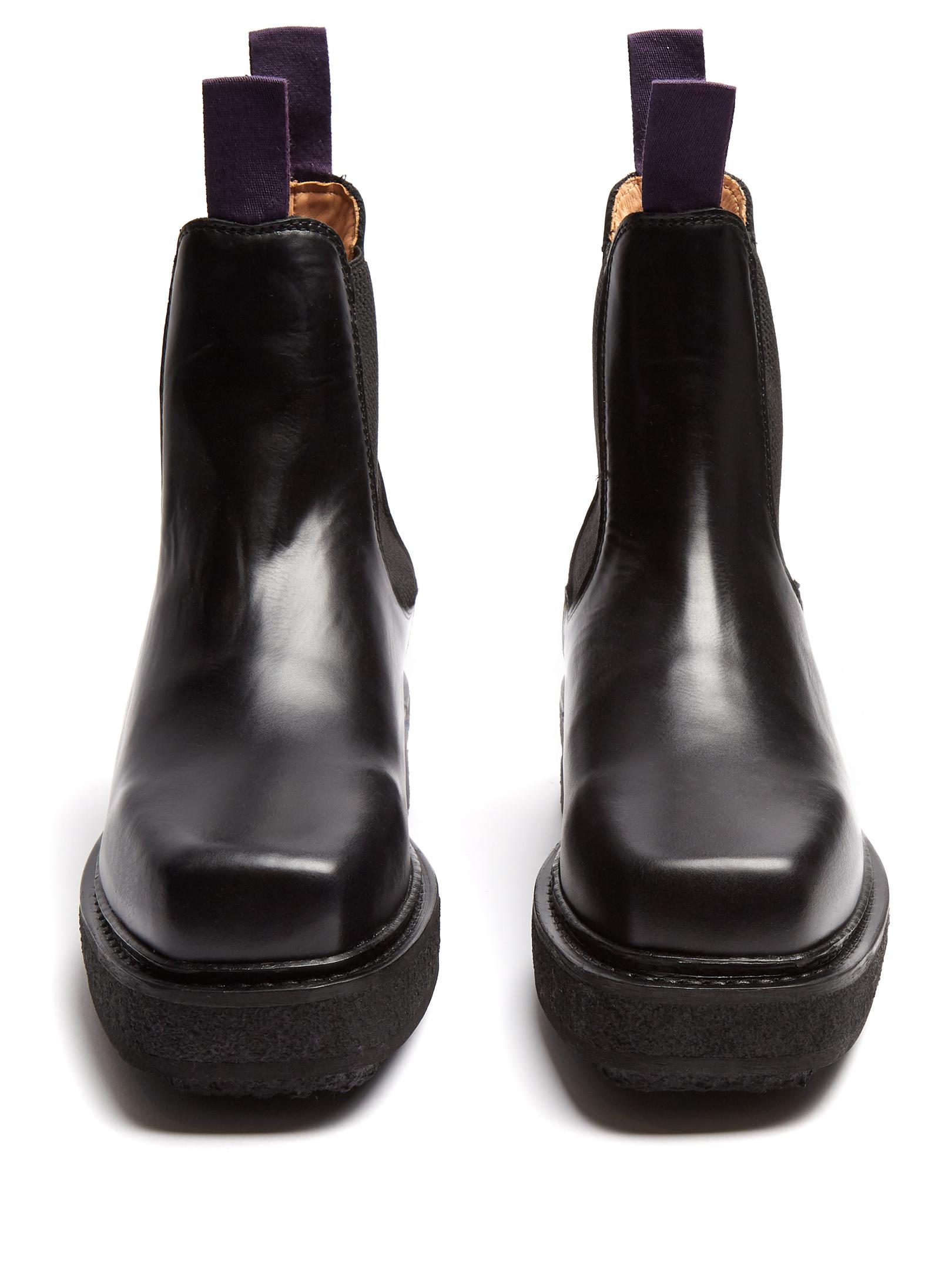 Eytys Leather Ortega Chelsea Boots in Black | Lyst