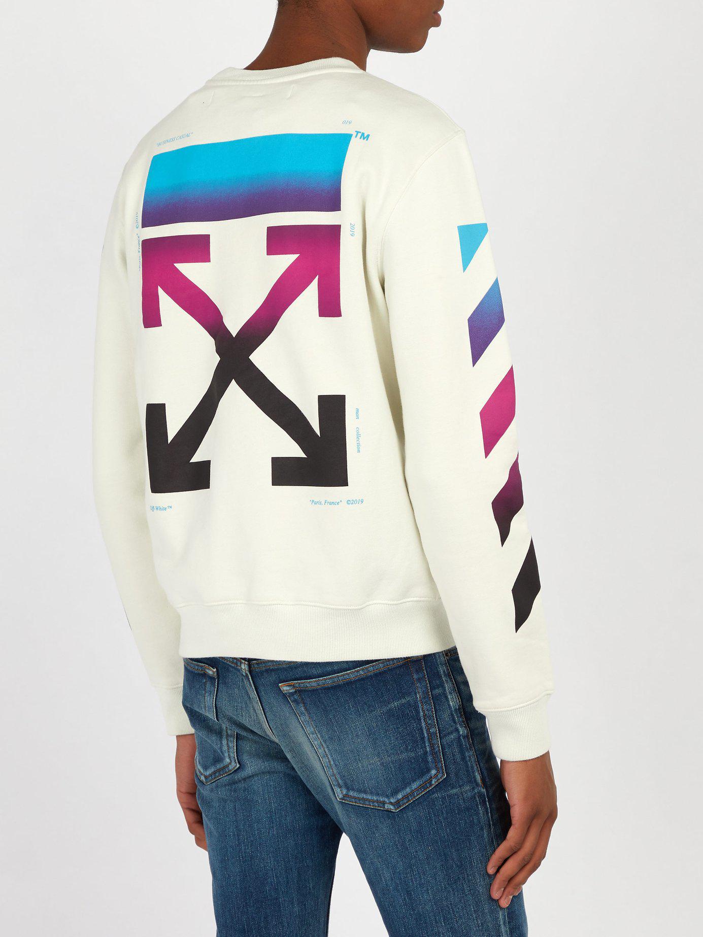 Sweat off white bleu Clearance