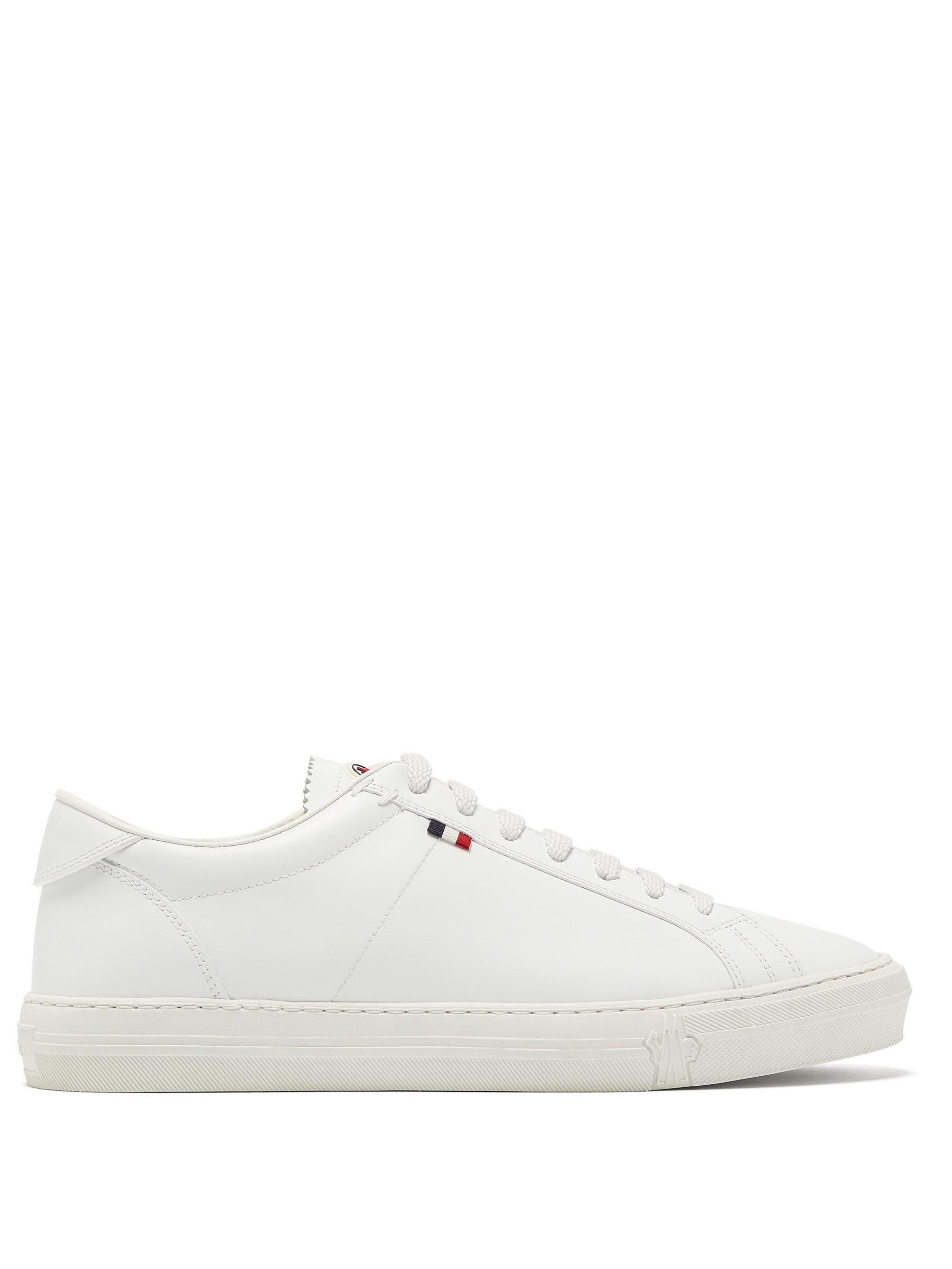 moncler white trainers
