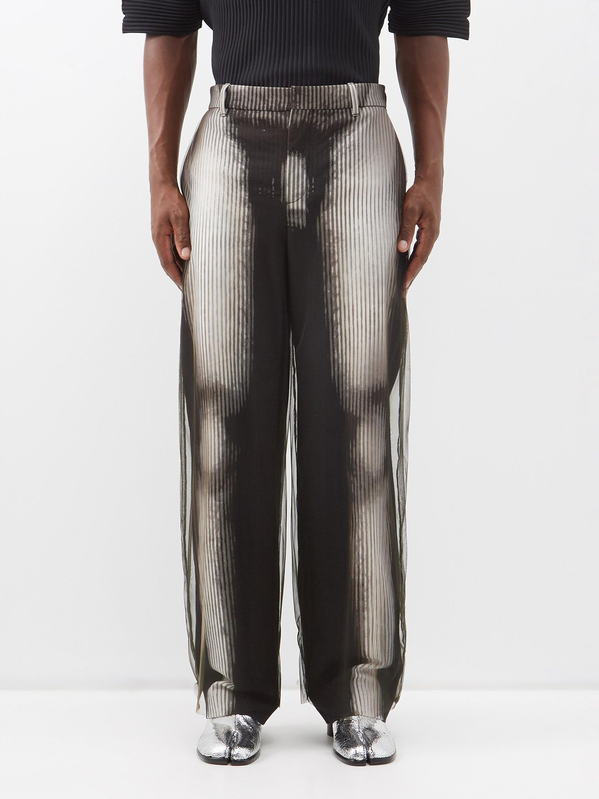 Y. Project X Jean Paul Gaultier Body Morph-print Trousers in Black for Men  | Lyst