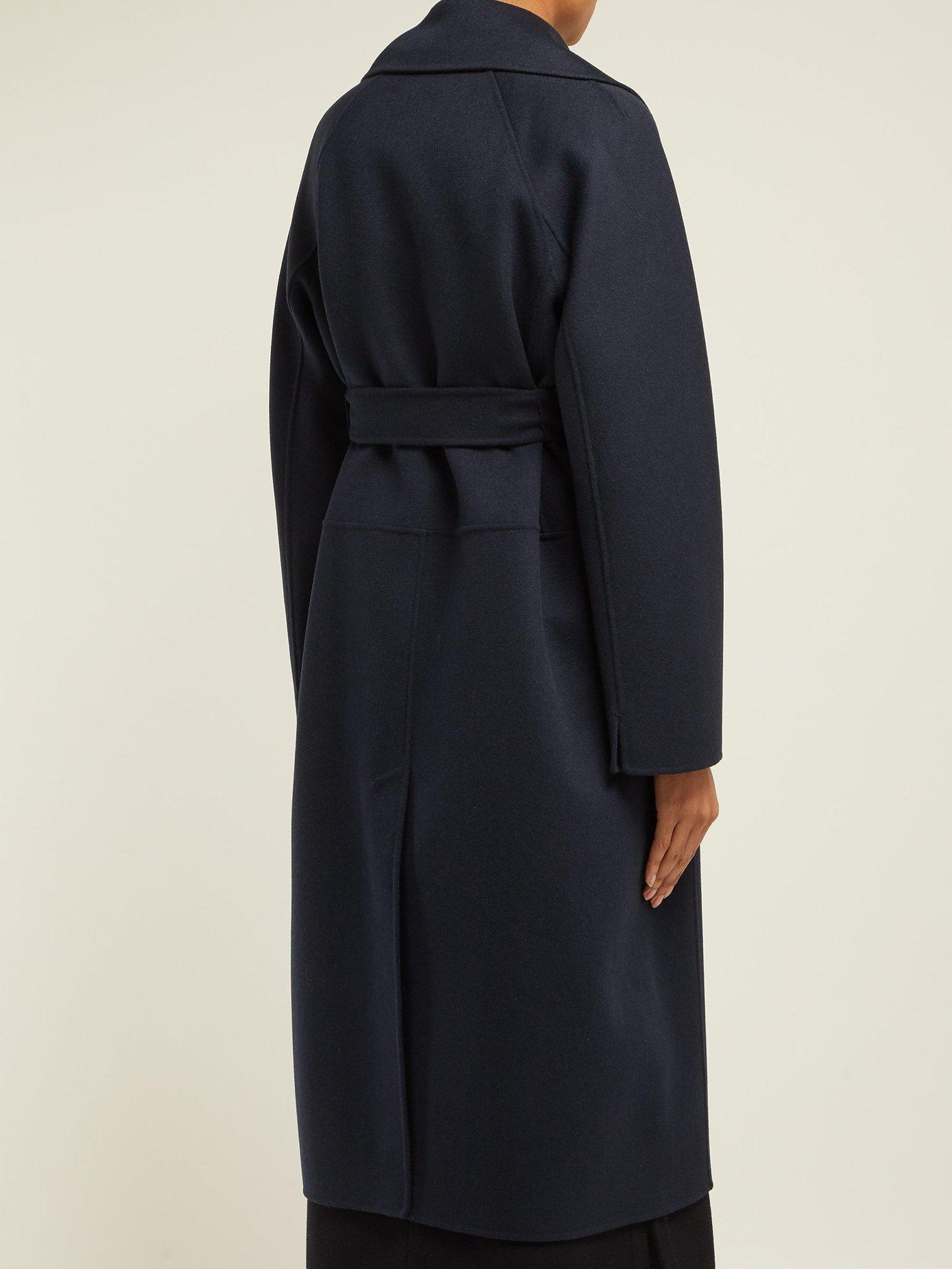 max mara navy wool coat