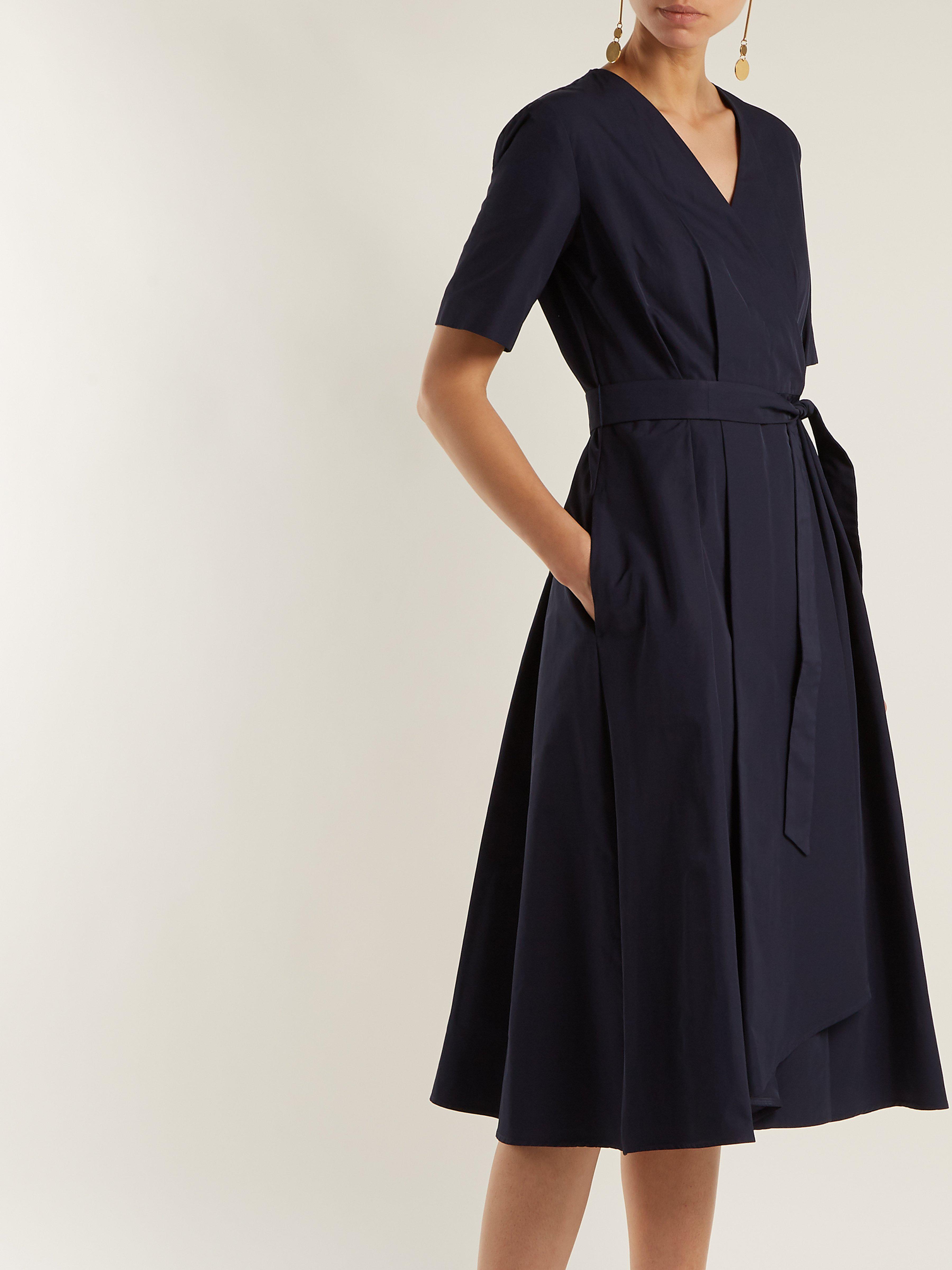 max mara jersey wrap dress